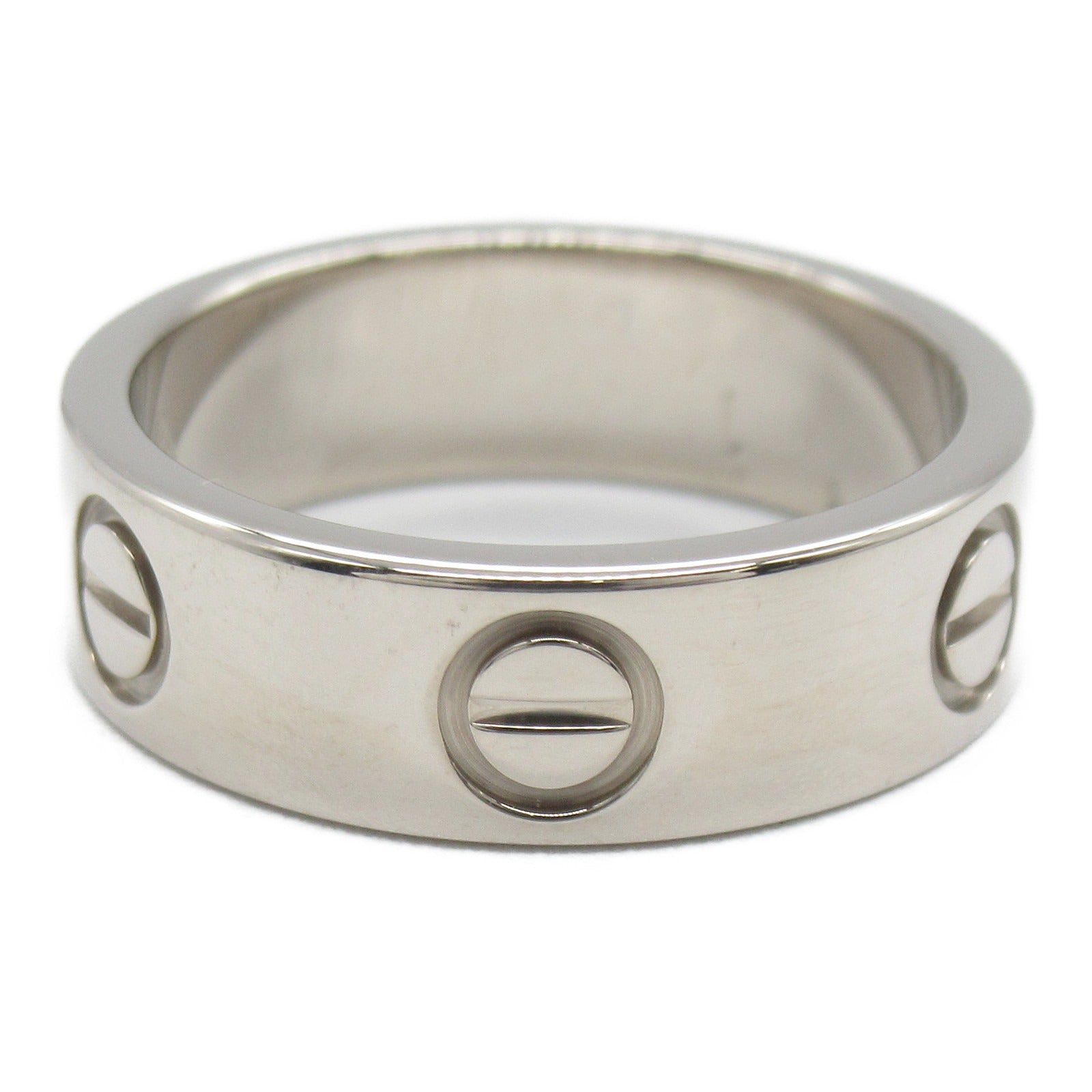 CARTIER 【激減優惠】18K白金Love Ring戒指Cartier#50/JP#9.5/US#5