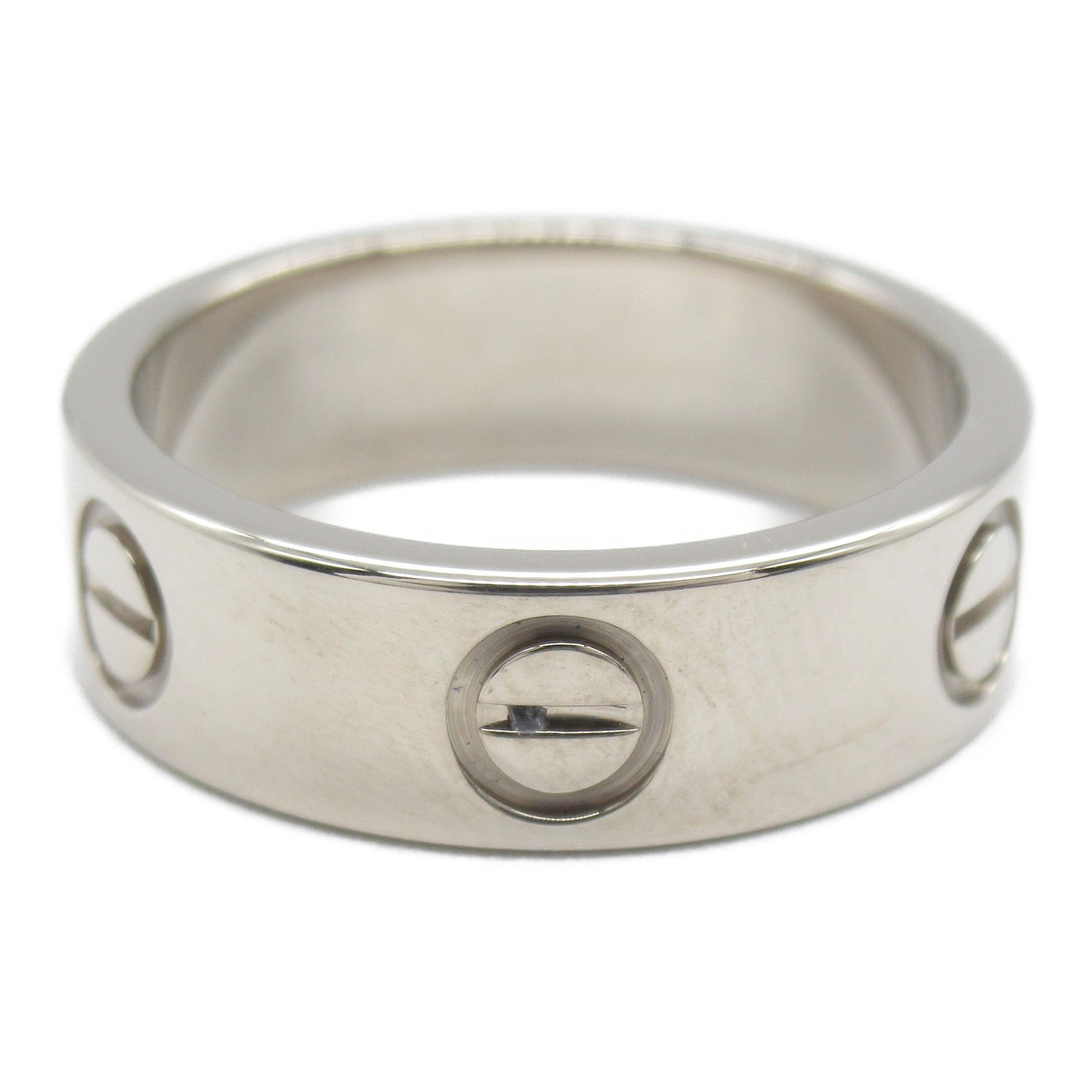 CARTIER 【激減優惠】18K白金Love Ring戒指Cartier#50/JP#9.5/US#5