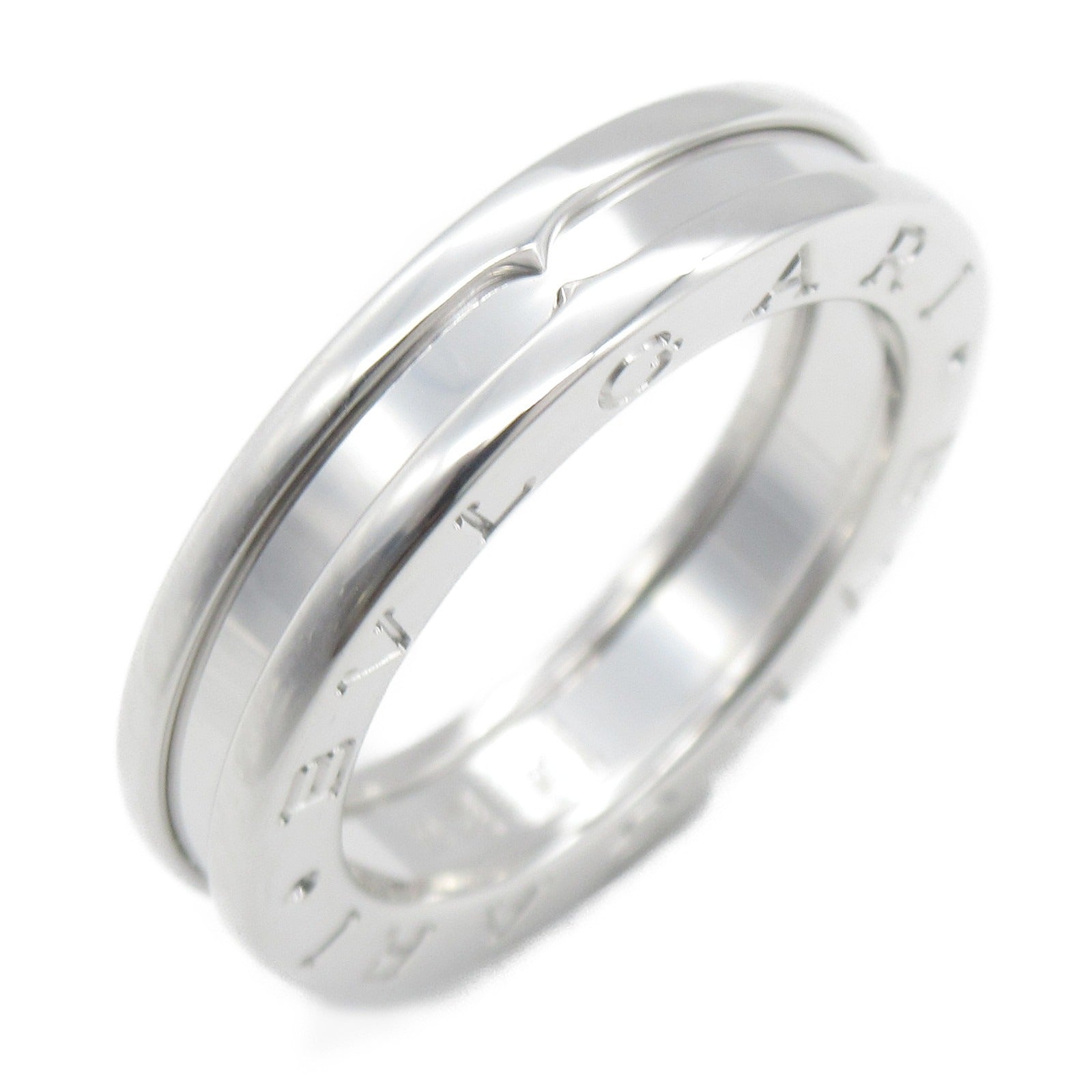 BVLGARI 18K白金B-zero 1 Band Ring戒指Bvlgari#51/US#5.5