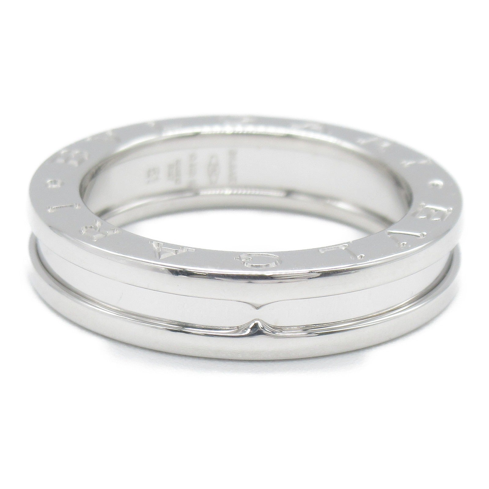 BVLGARI 18K白金B-zero 1 Band Ring戒指Bvlgari#51/US#5.5