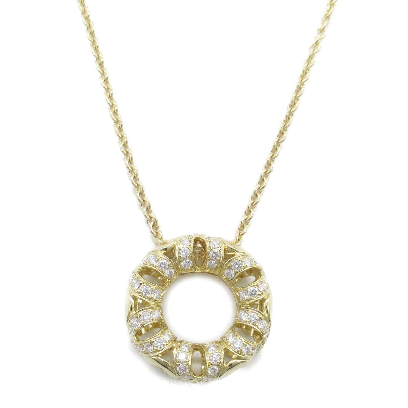 MIKIMOTO 18K黃金Diamond Necklace 0.95ct鑽石項鍊
