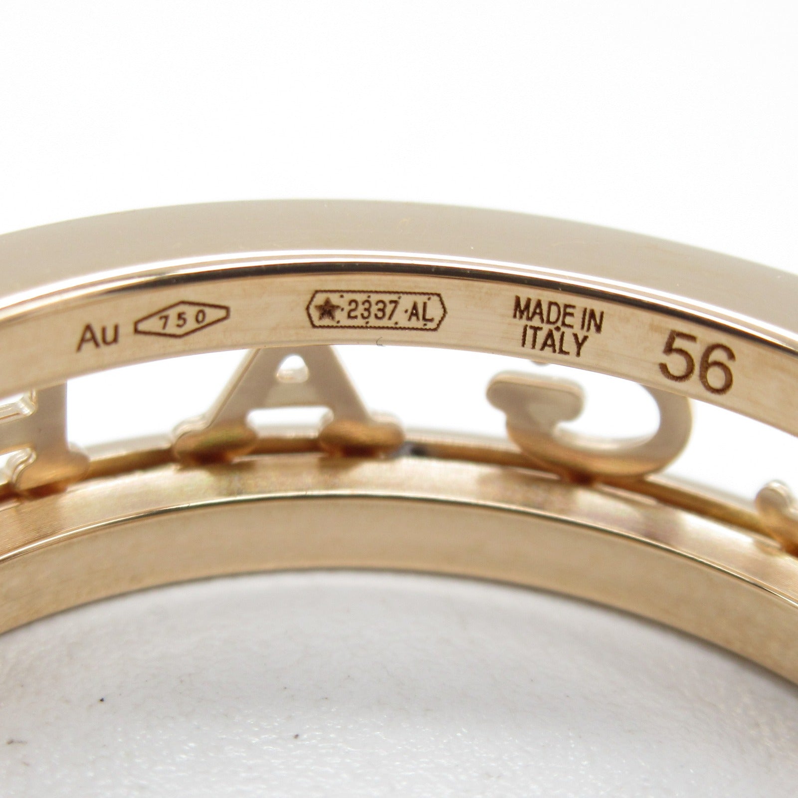 BVLGARI 【激減優惠】18K玫瑰金B-zero 1 Ring戒指US#7.75/JP#15/Bvlgari#56