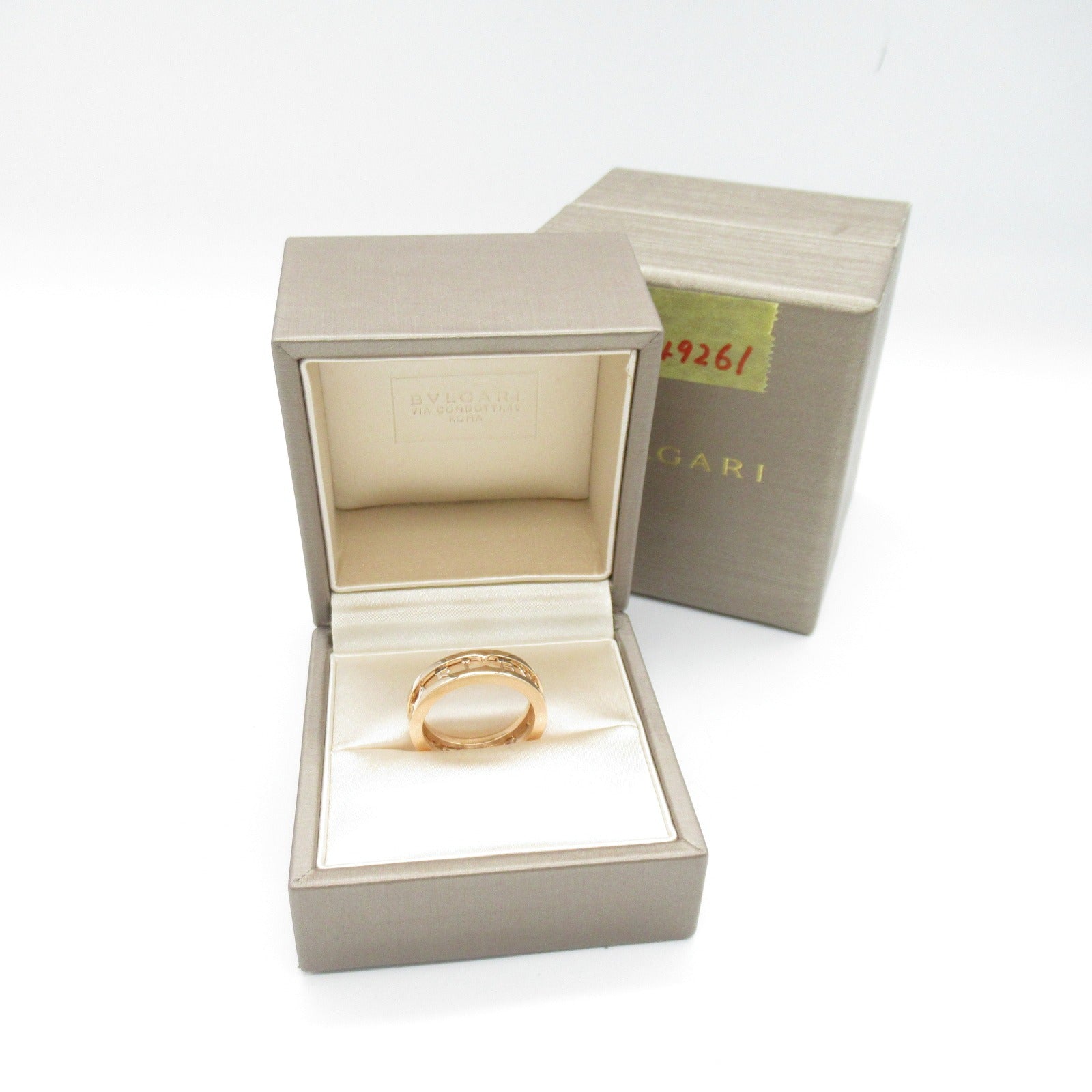 BVLGARI 【激減優惠】18K玫瑰金B-zero 1 Ring戒指US#7.75/JP#15/Bvlgari#56