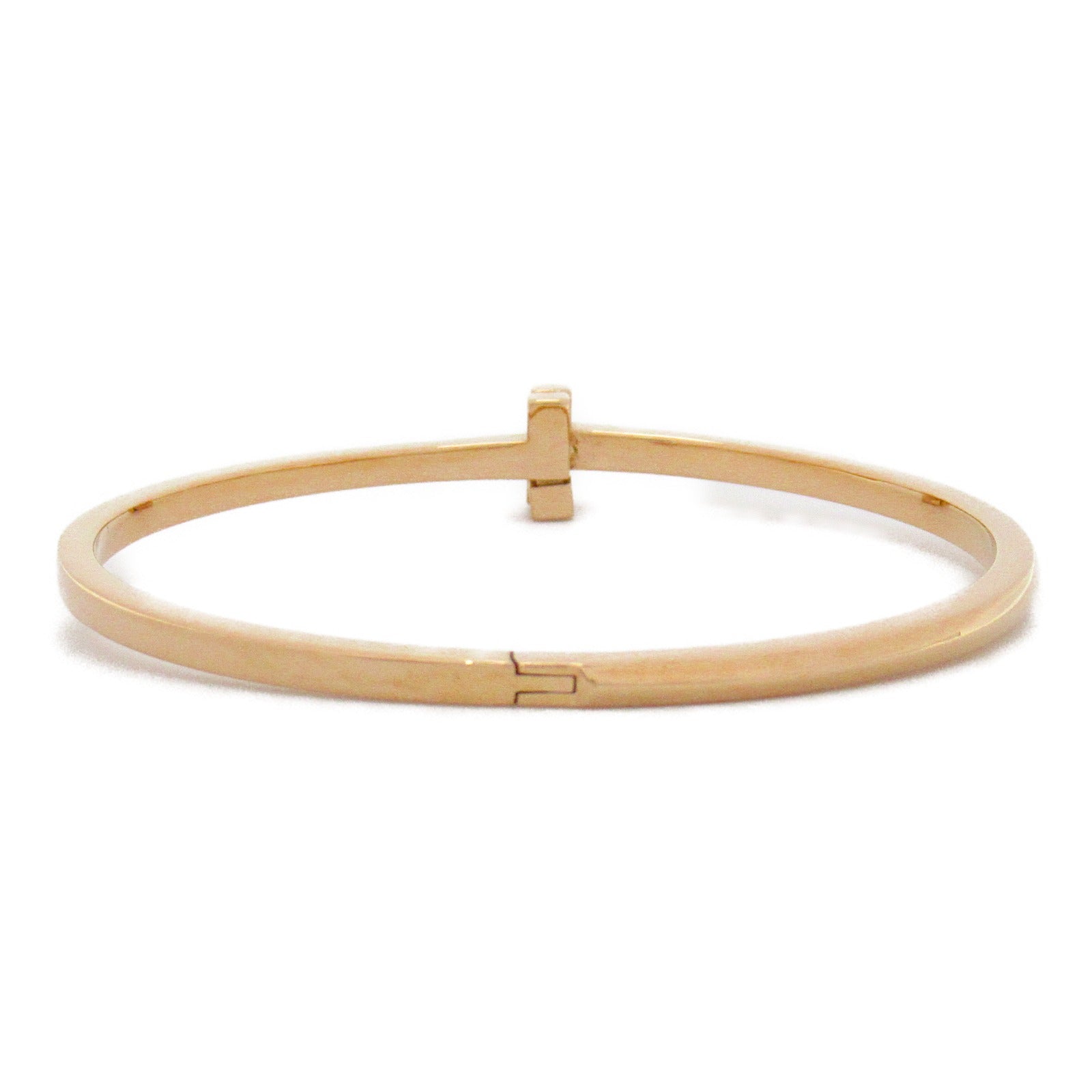 TIFFANY＆CO 【激減優惠】18K玫瑰金T ONE medium hinge bangle手鐲