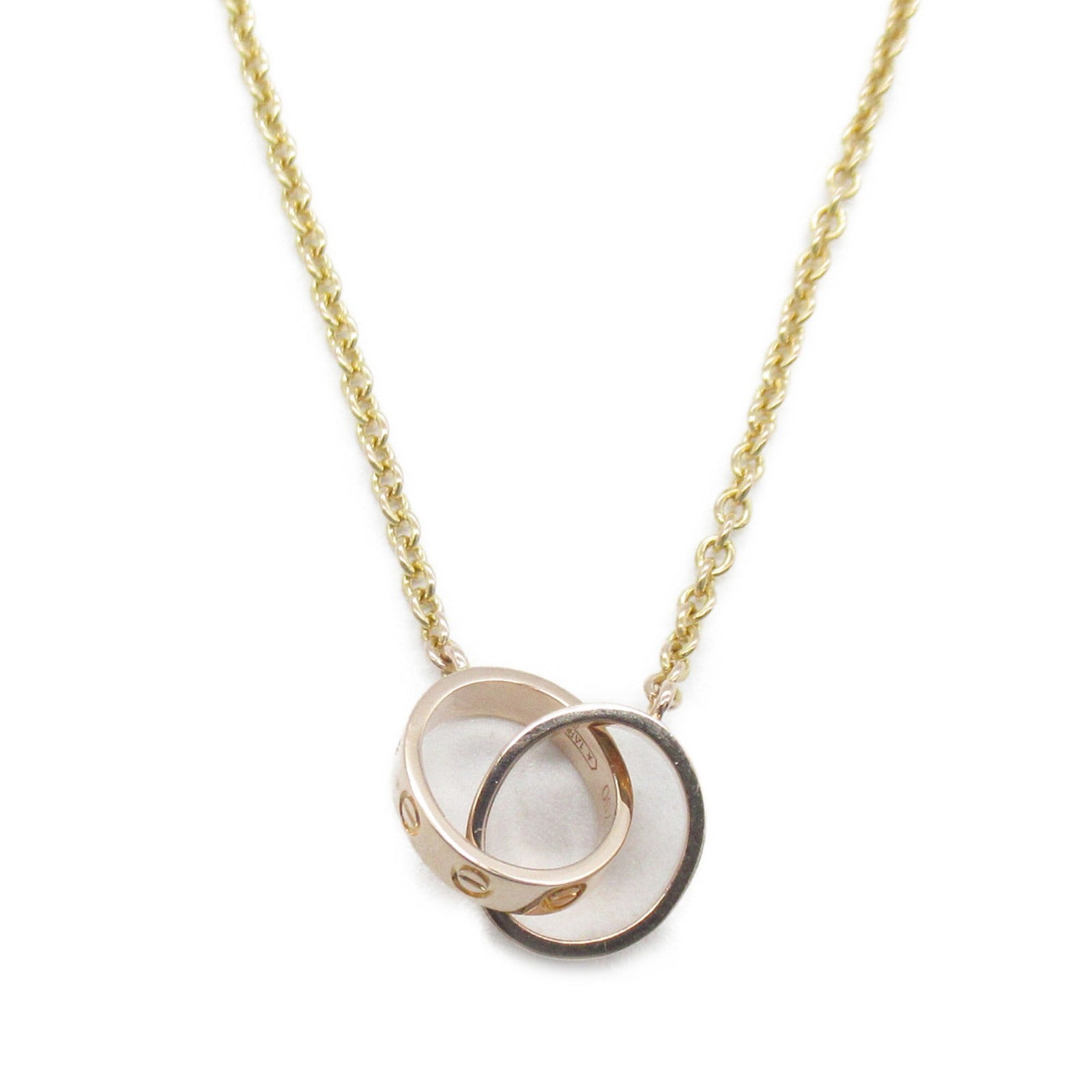 CARTIER 18K玫瑰金Love Necklace項鍊