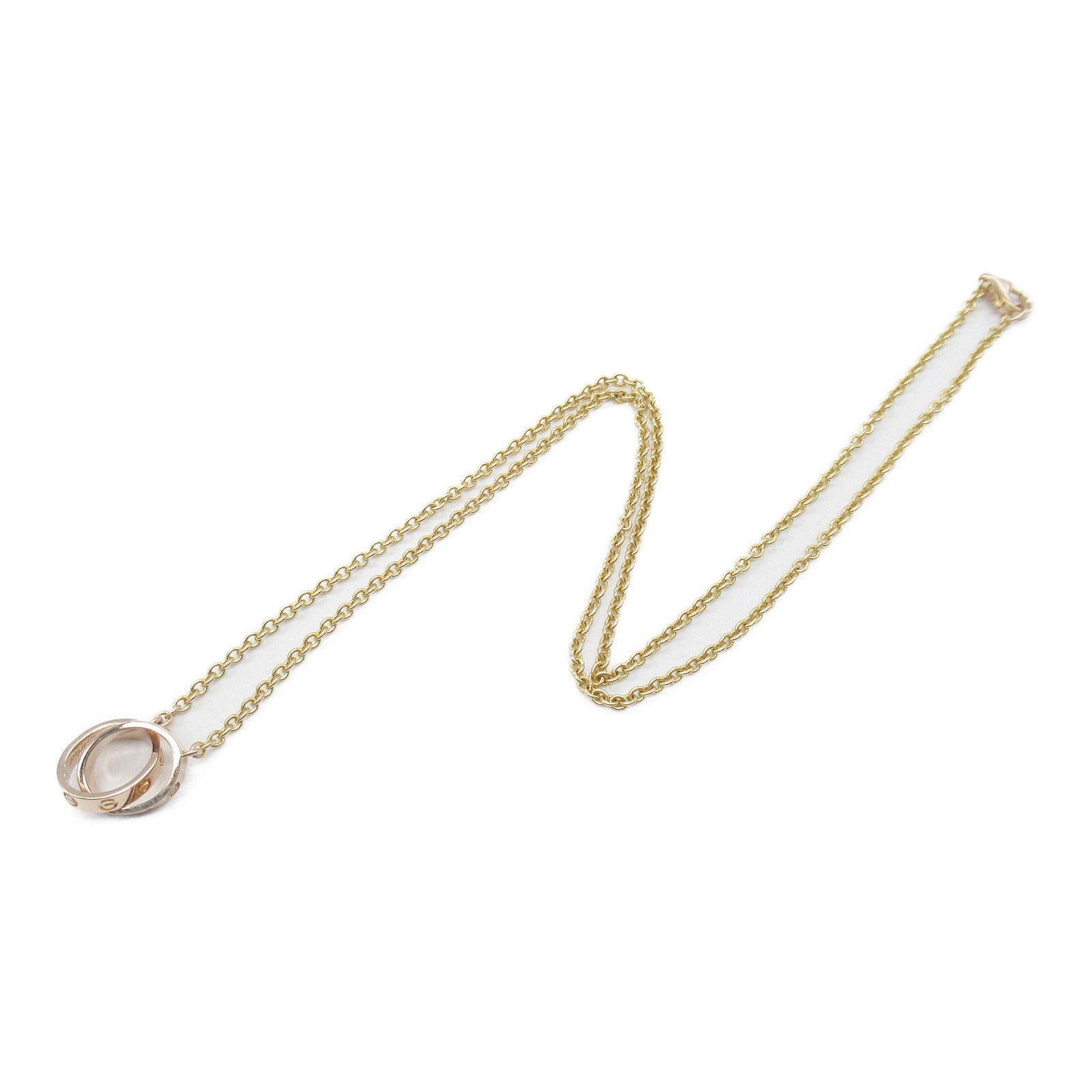 CARTIER 18K玫瑰金Love Necklace項鍊