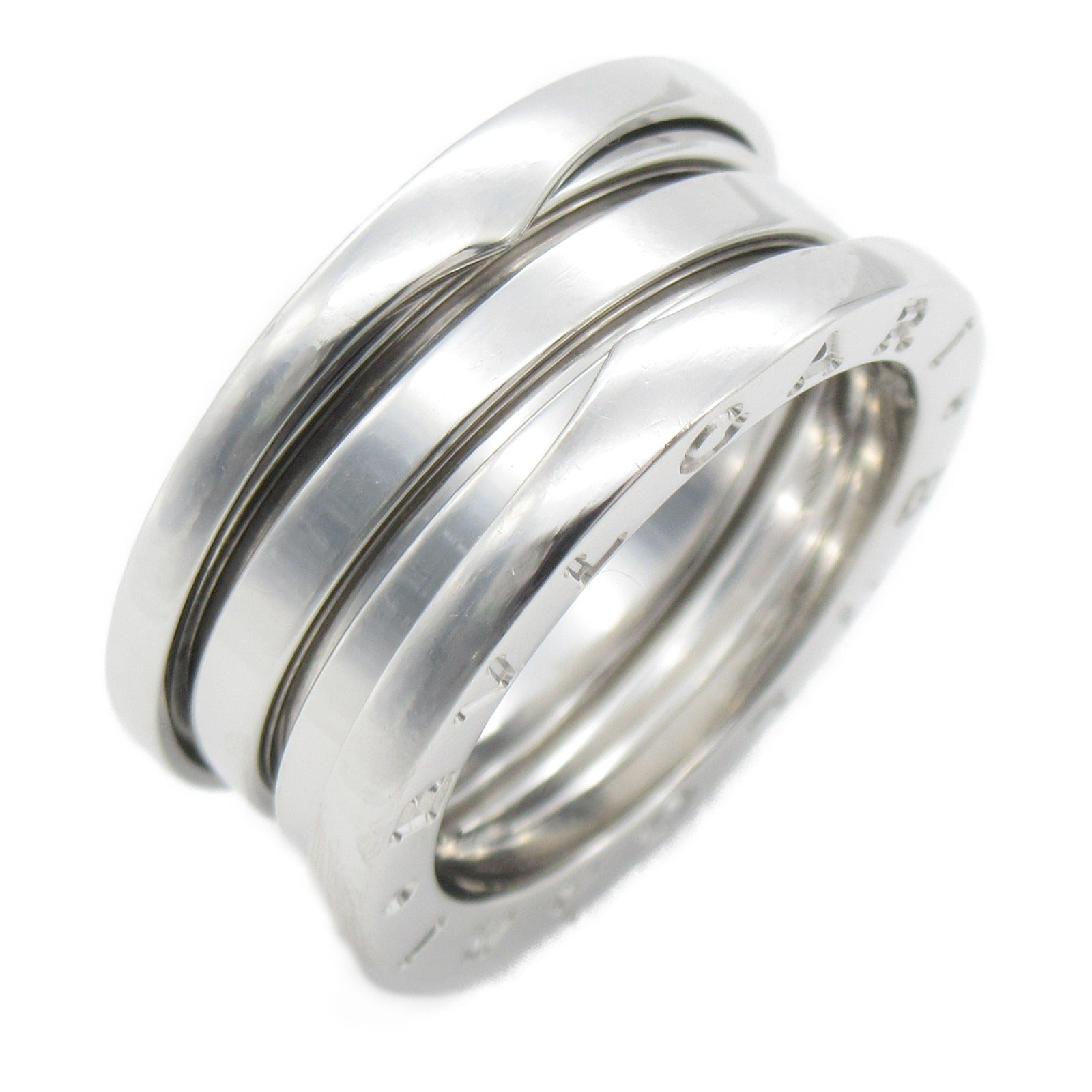 BVLGARI 18K白金B-zero1 3 Band Ring戒指Bvlgari#51/JP#10.5/US#5.25