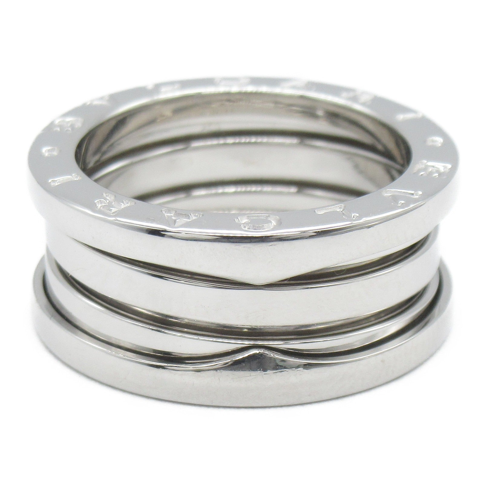 BVLGARI 18K白金B-zero1 3 Band Ring戒指Bvlgari#51/JP#10.5/US#5.25