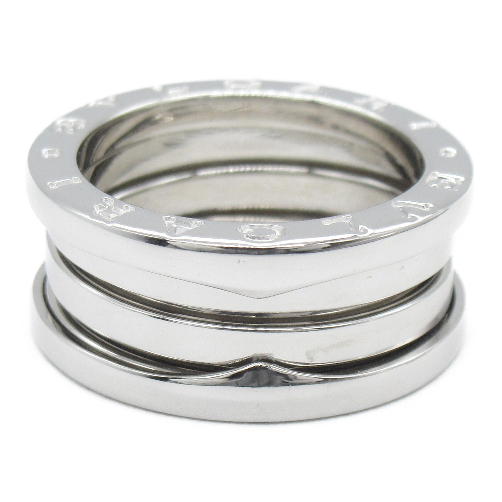 BVLGARI 18K白金B-zero1 3 Band Ring戒指Bvlgari#51/JP#10.5/US#5.25