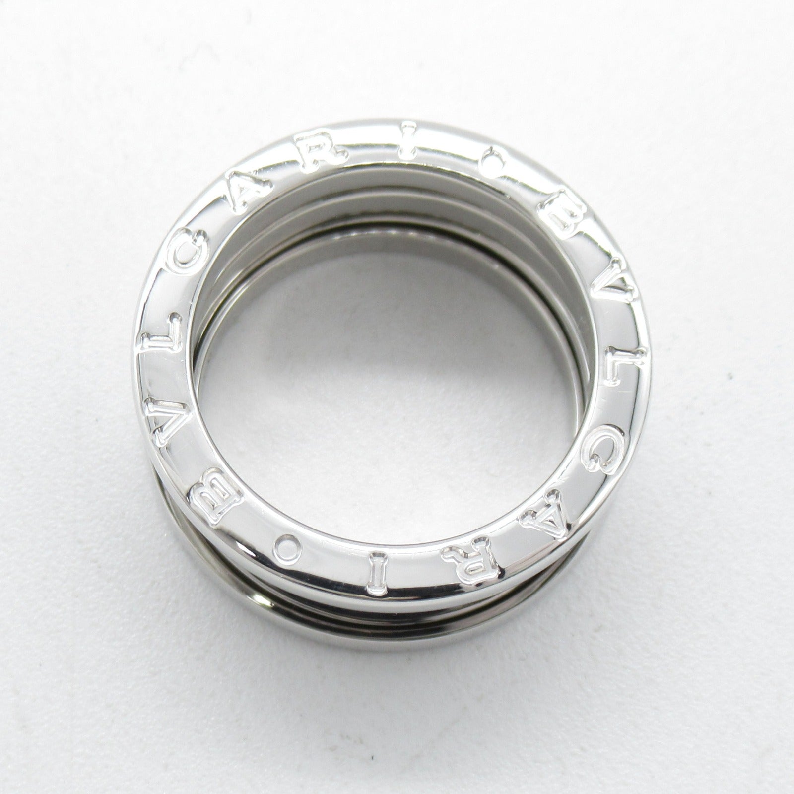 BVLGARI 18K白金B-zero1 3 Band Ring戒指Bvlgari#51/JP#10.5/US#5.25