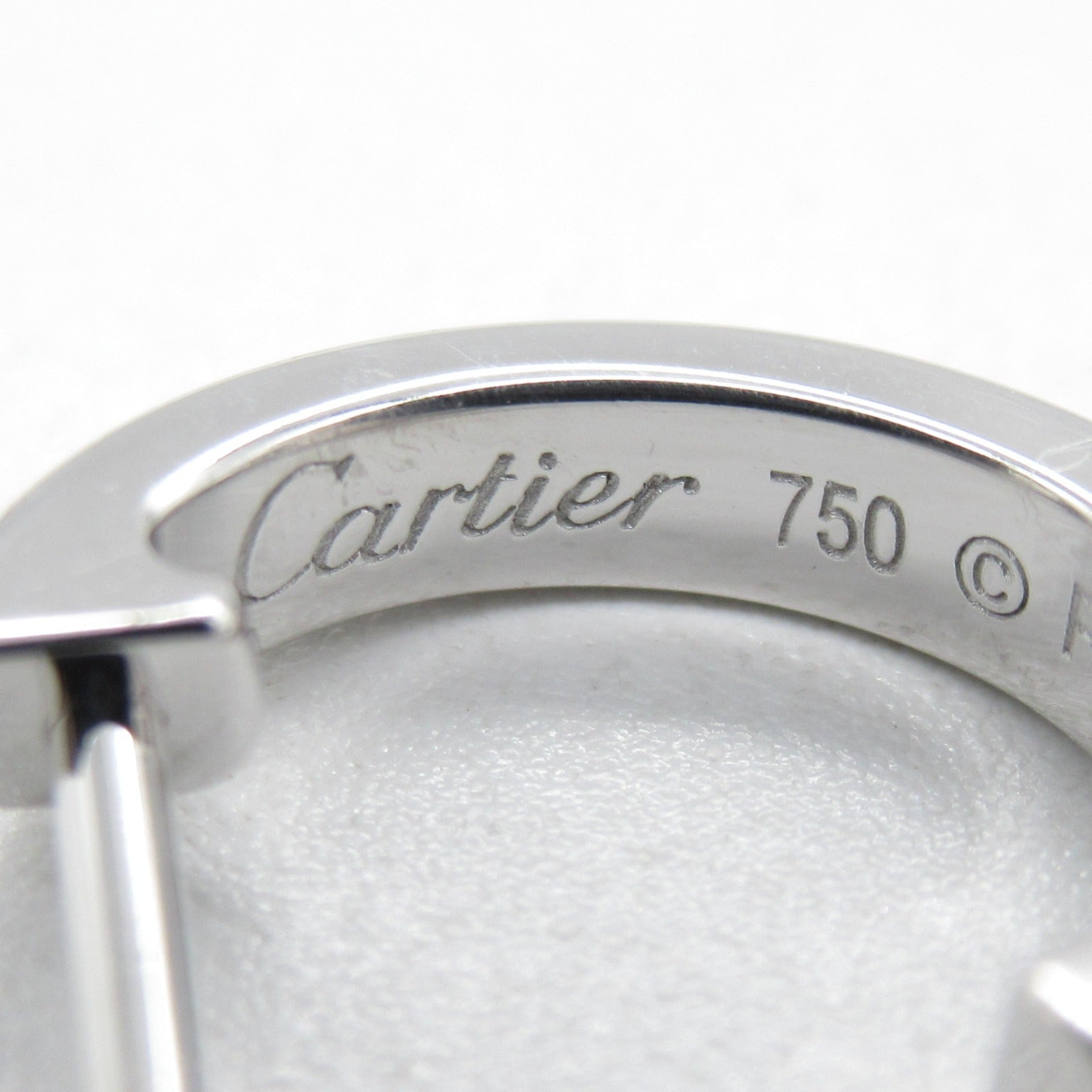CARTIER 18K白金Love Earrings耳環