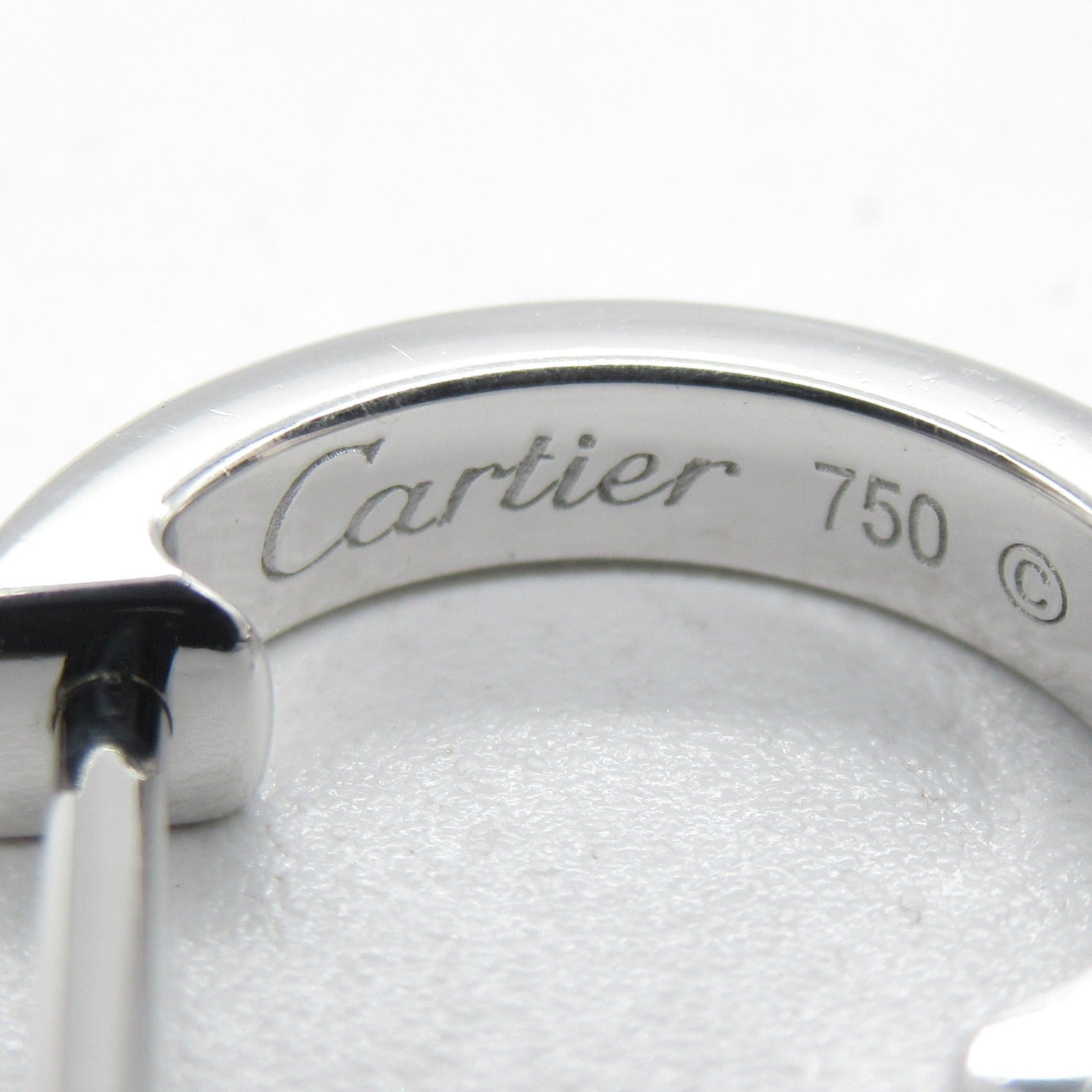 CARTIER 18K白金Love Earrings耳環