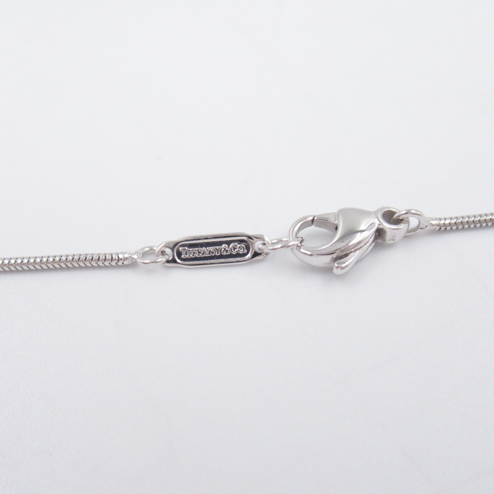 TIFFANY＆CO 18K白金Feather Diamond Necklace鑽石項鍊