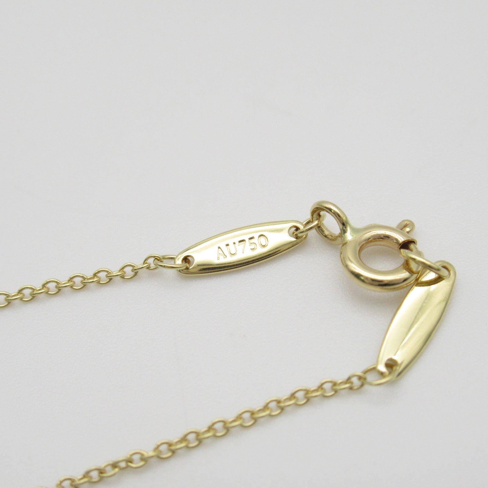 TIFFANY＆CO 18K黃金Visor Yard Diamond Necklace鑽石項鍊