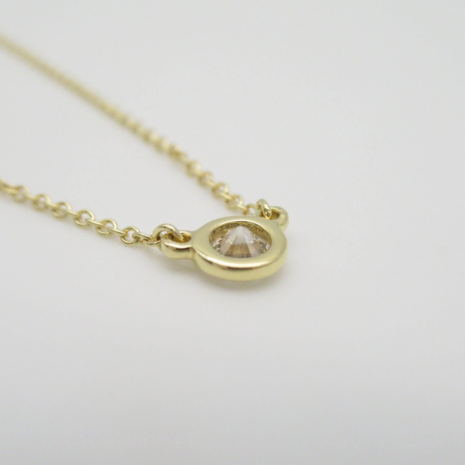 TIFFANY＆CO 18K黃金Visor Yard Diamond Necklace鑽石項鍊