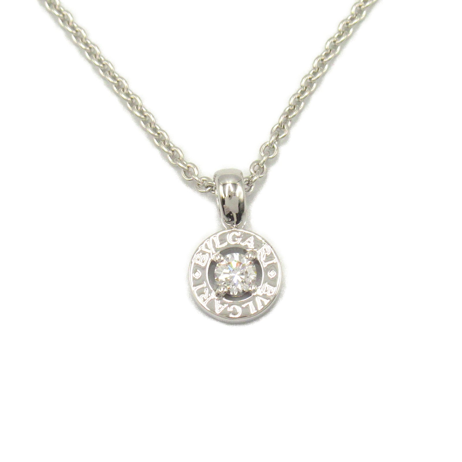 BVLGARI 18K白金Bvlgari Bvlgari Diamond鑽石項鍊