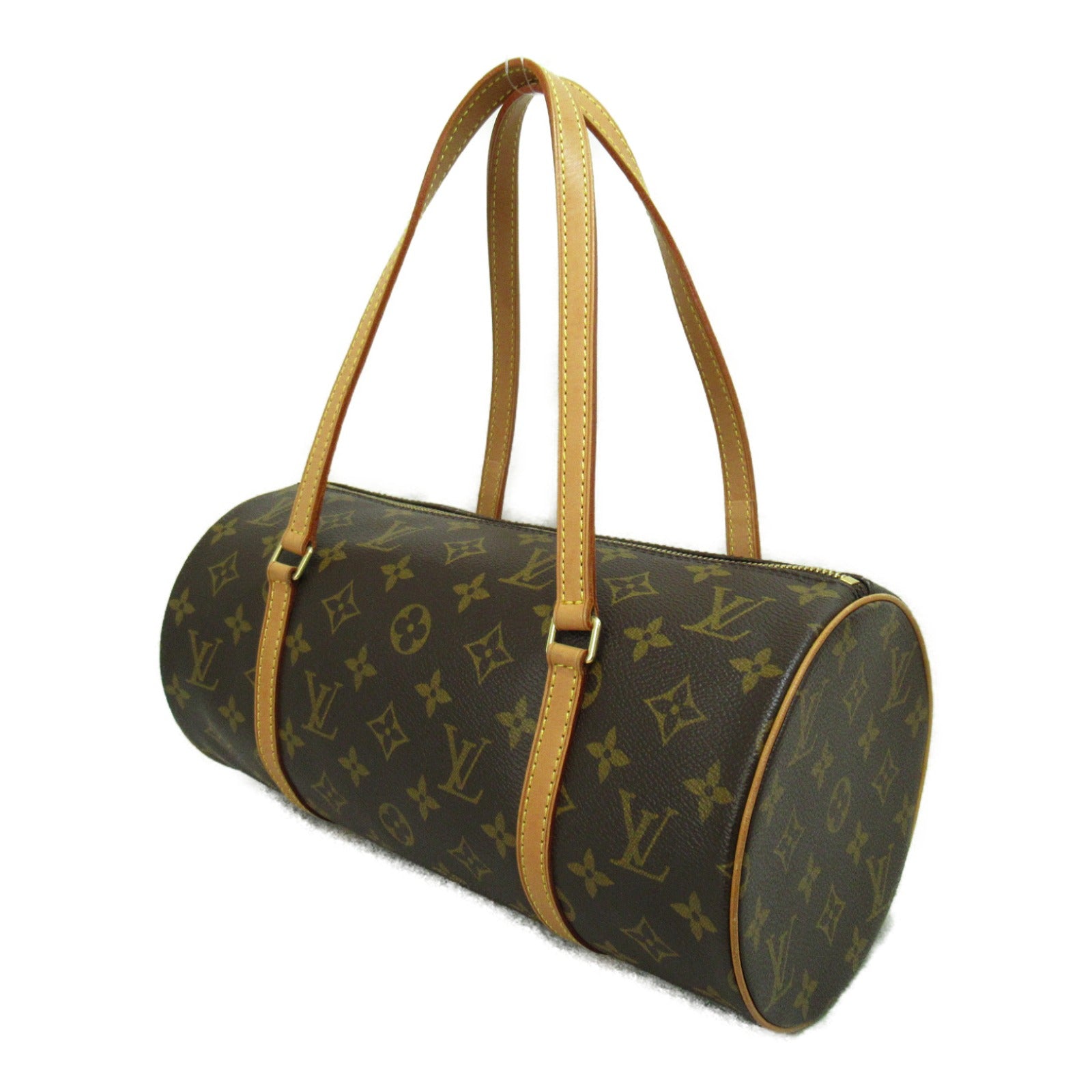 LOUIS VUITTON Monogram Papillon GM金扣肩背袋啡色