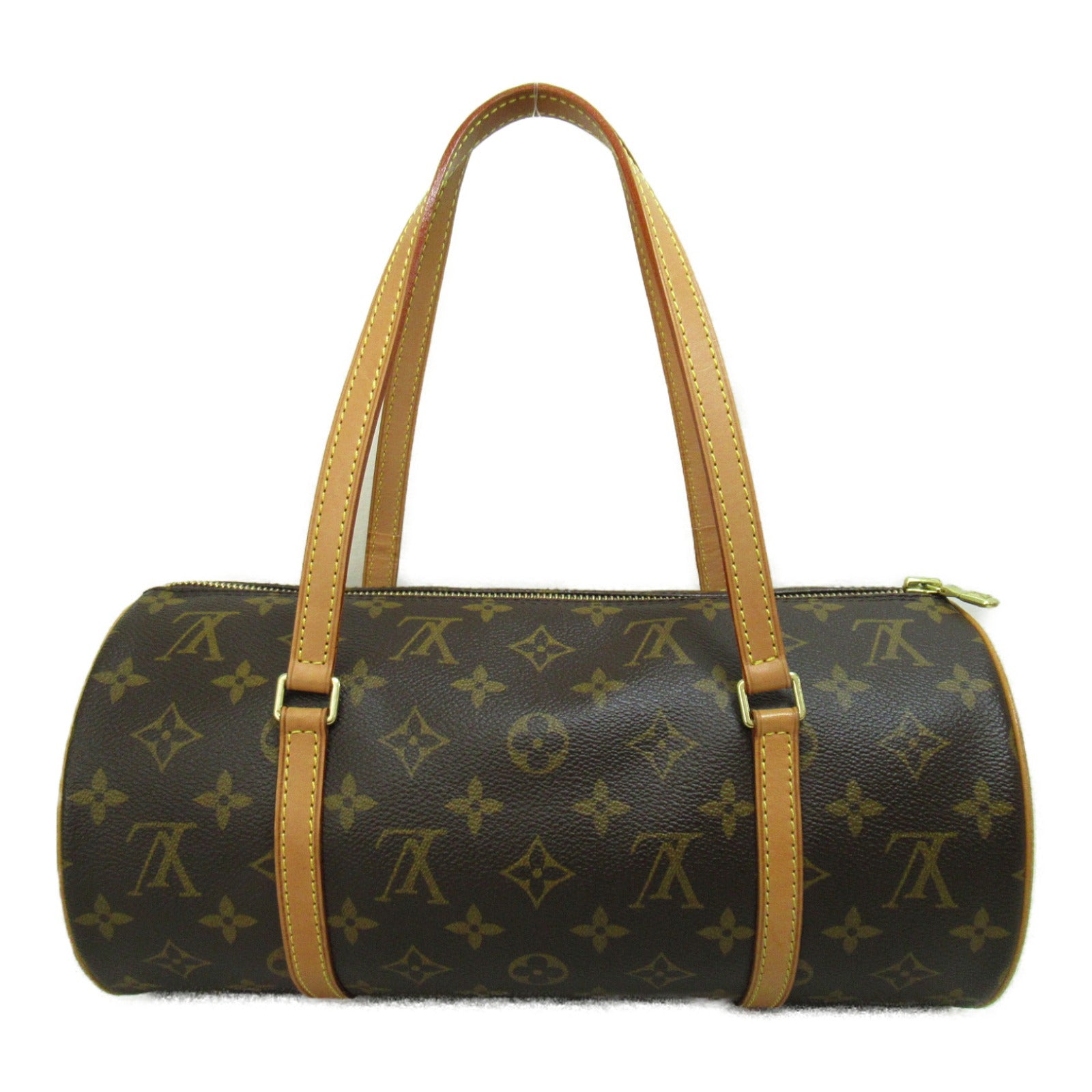 LOUIS VUITTON Monogram Papillon GM金扣肩背袋啡色