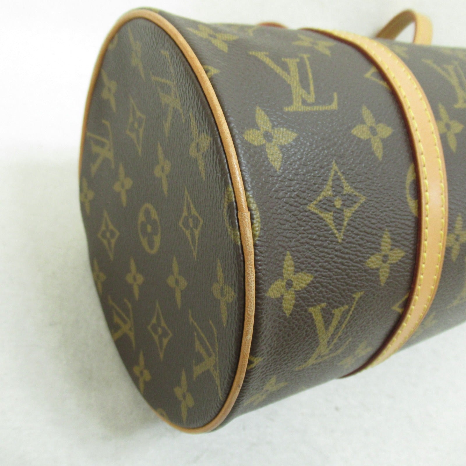 LOUIS VUITTON Monogram Papillon GM金扣肩背袋啡色