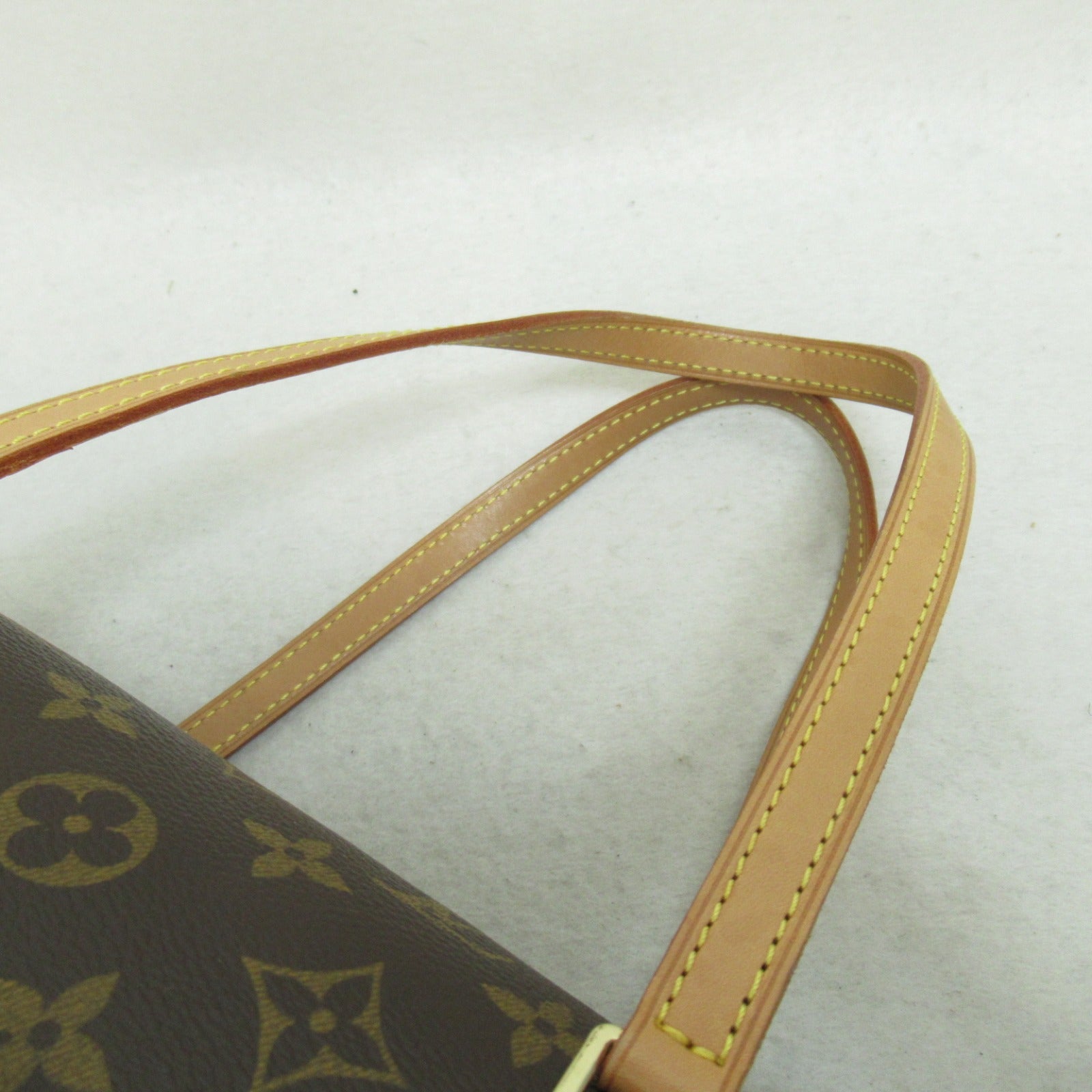 LOUIS VUITTON Monogram Papillon GM金扣肩背袋啡色