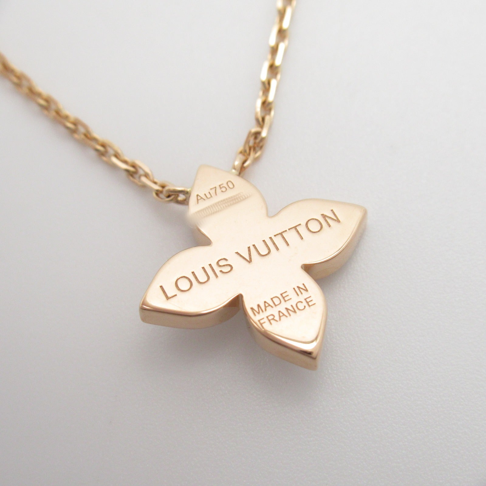 LOUIS VUITTON 【激減優惠】18K玫瑰金Idylle Blossom Pendant鑽石項鍊