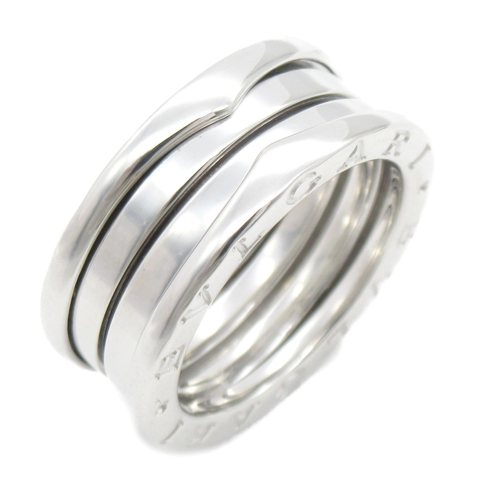BVLGARI 18K白金B-zero1 3 Band Ring戒指BVLGARI#53/US#6.5