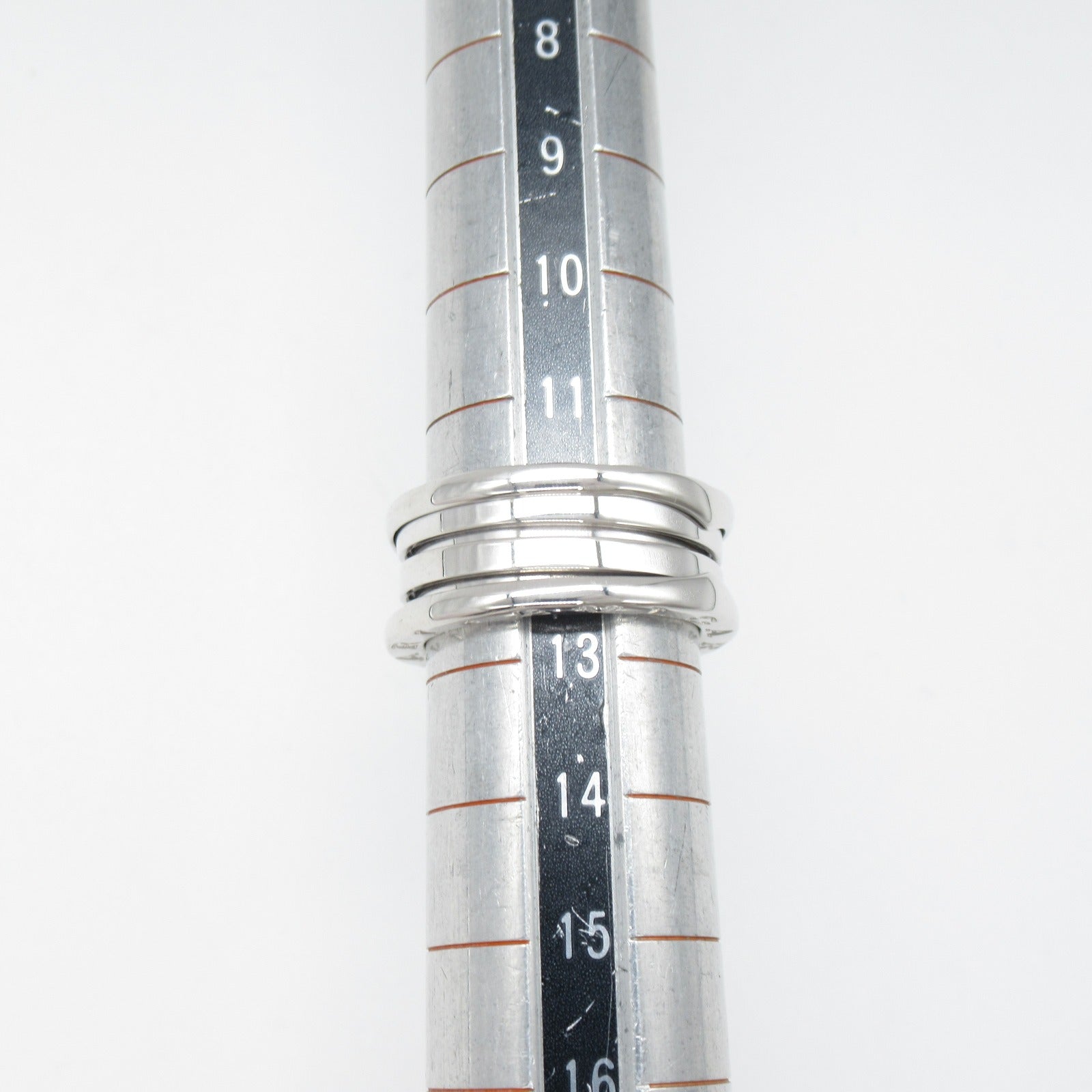 BVLGARI 18K白金B-zero1 3 Band Ring戒指BVLGARI#53/US#6.5