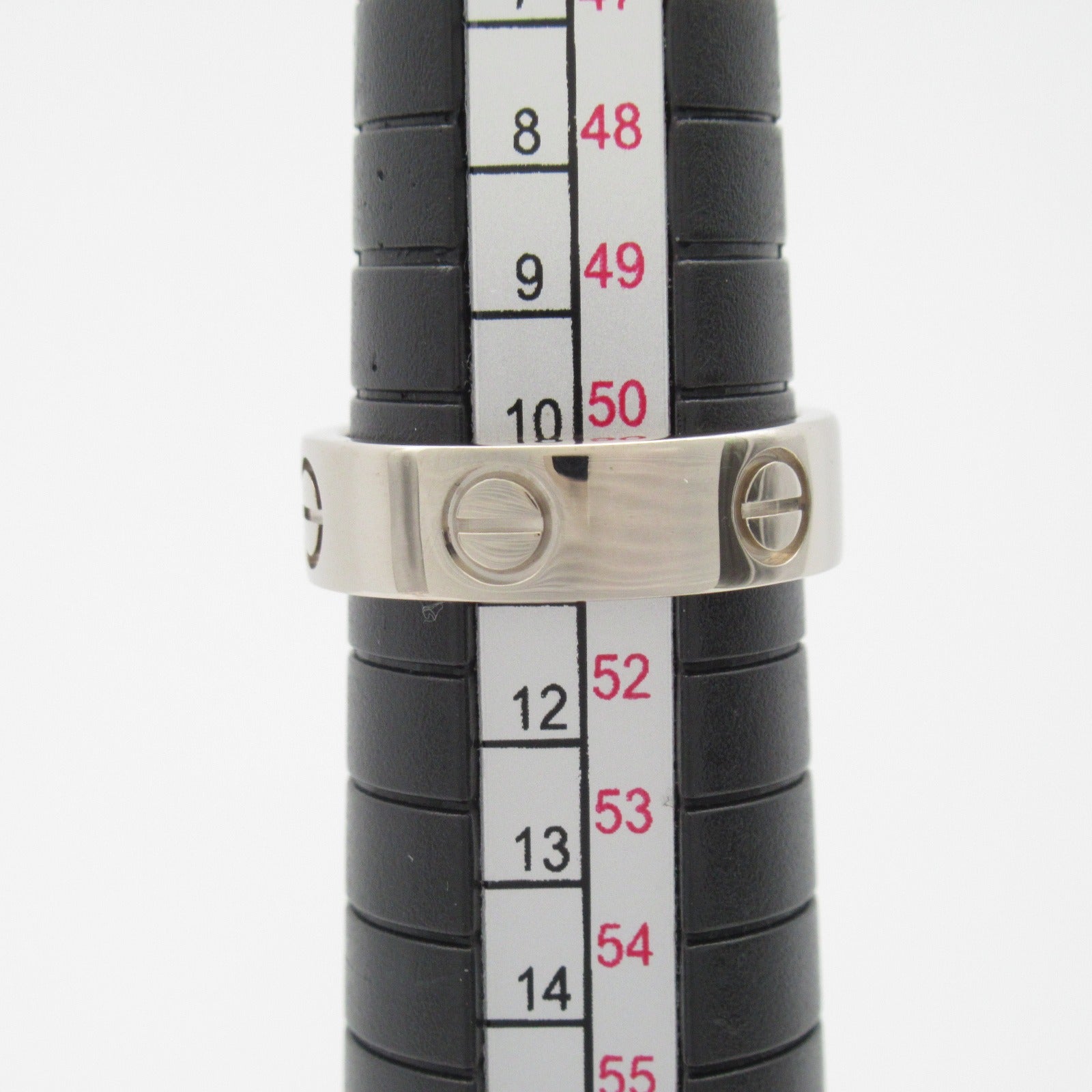 CARTIER 18K白金Love Ring戒指Cartier#51/JP#11/US#5.75