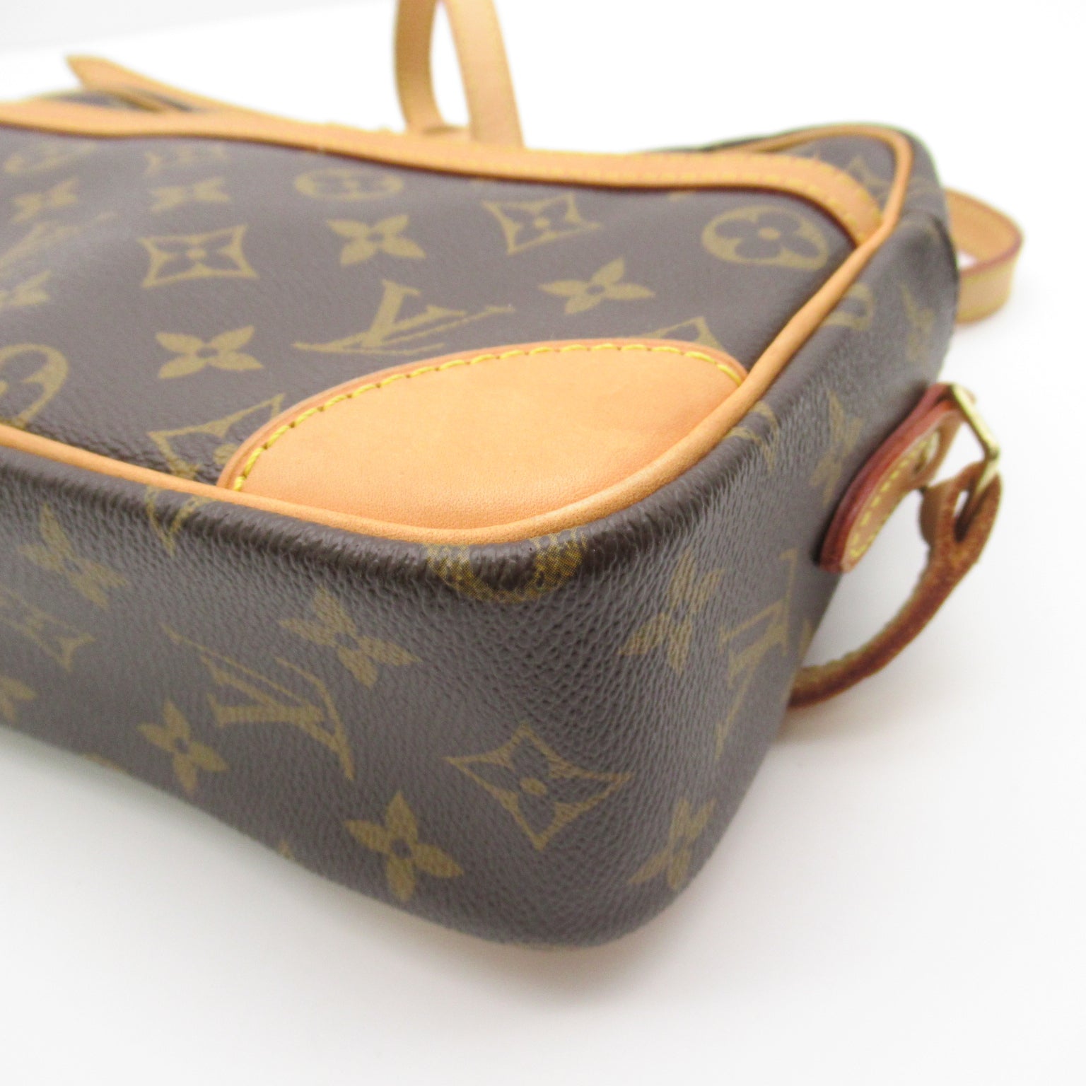 LOUIS VUITTON Monogram Trocadero 27金扣肩背袋啡色