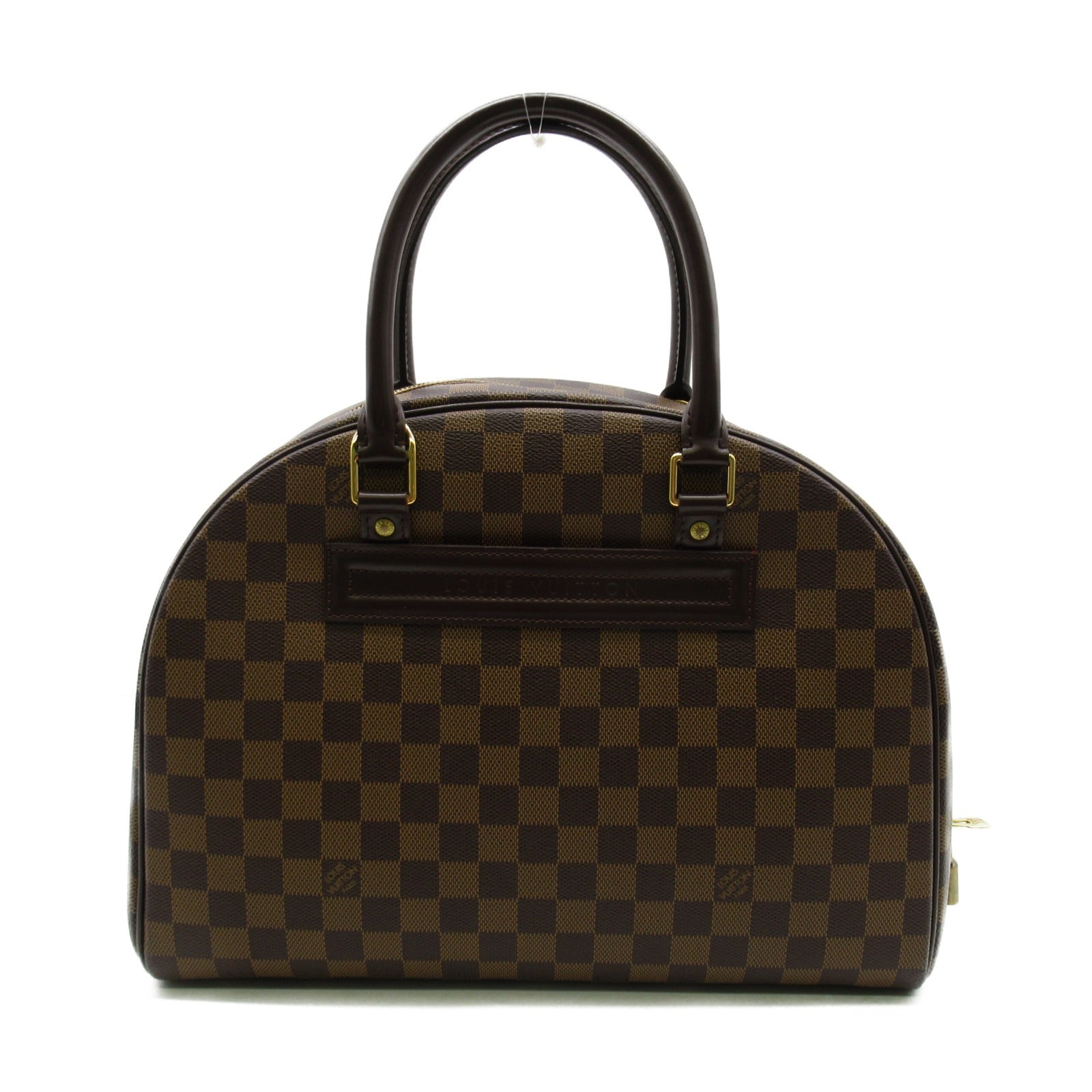 LOUIS VUITTON Damier Nolita金扣手挽袋啡色