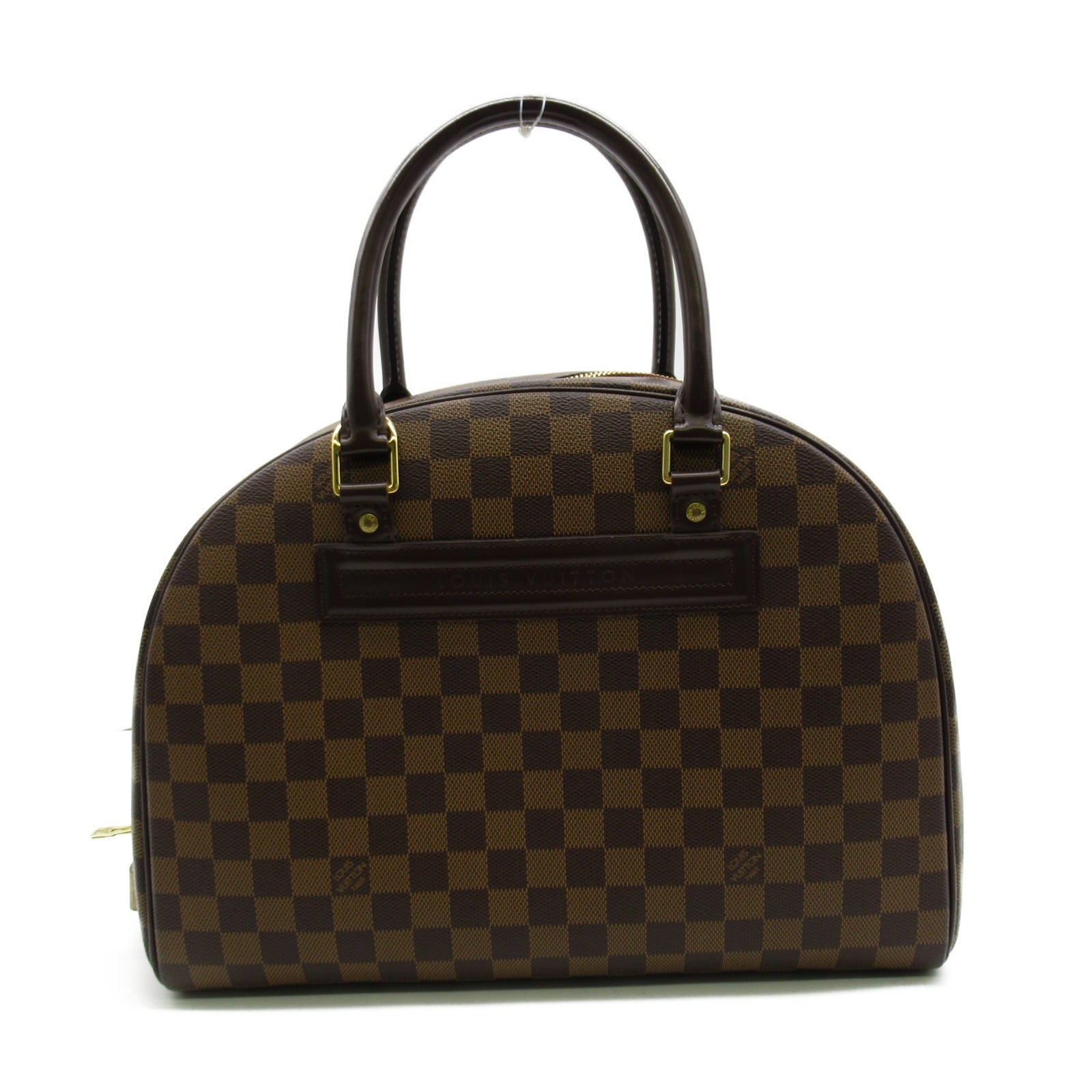 LOUIS VUITTON Damier Nolita金扣手挽袋啡色