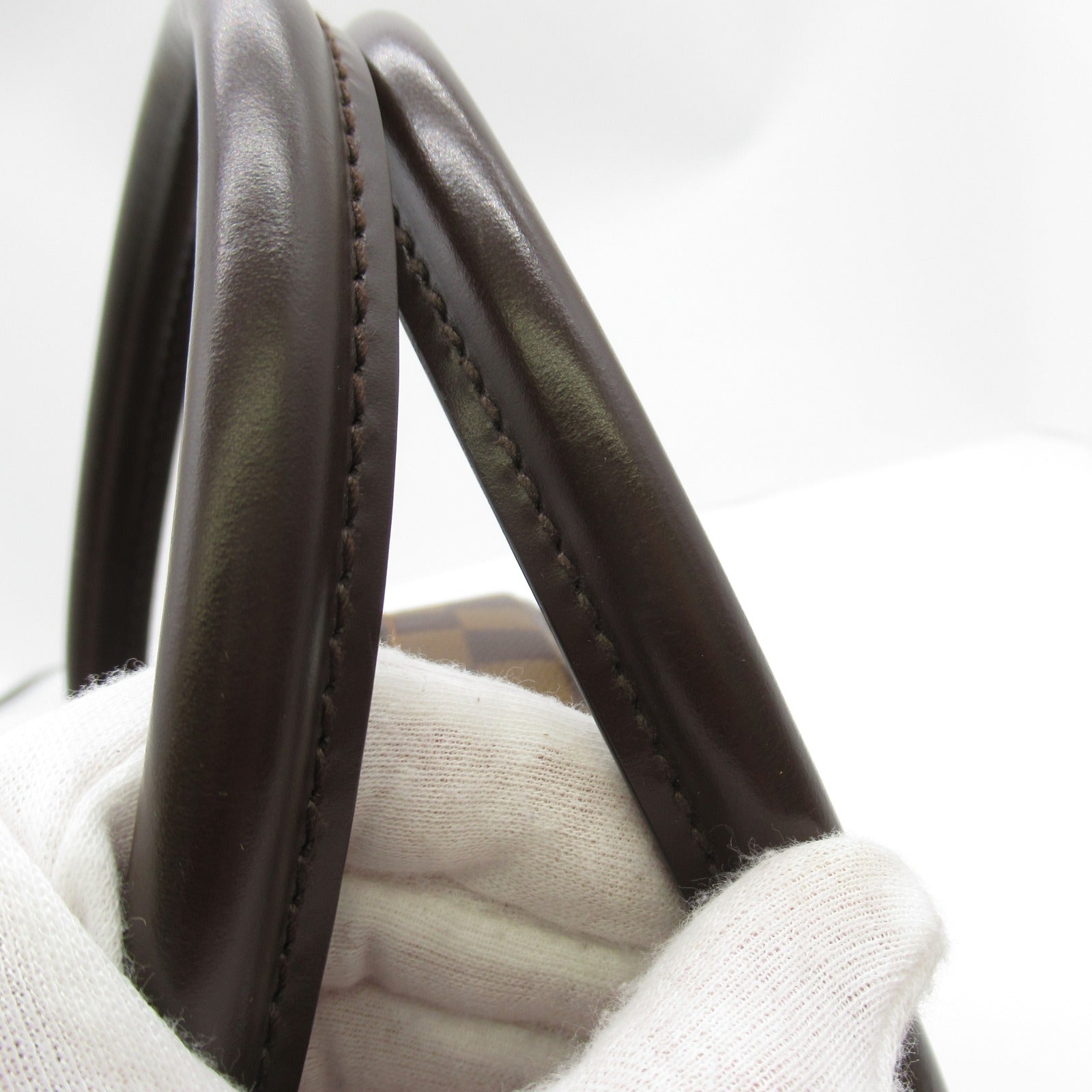 LOUIS VUITTON Damier Nolita金扣手挽袋啡色