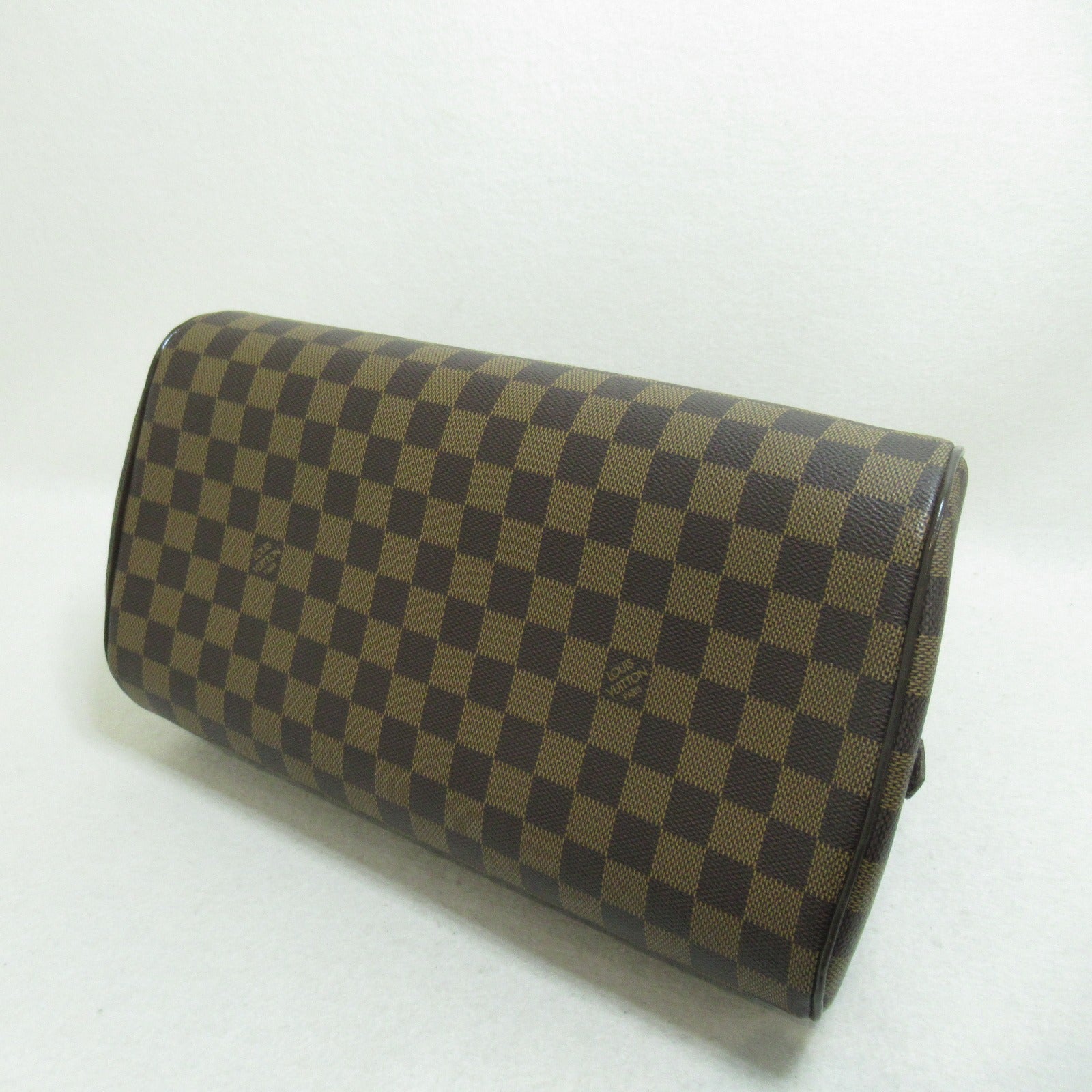 LOUIS VUITTON Damier Ribera MM金扣手挽袋啡色