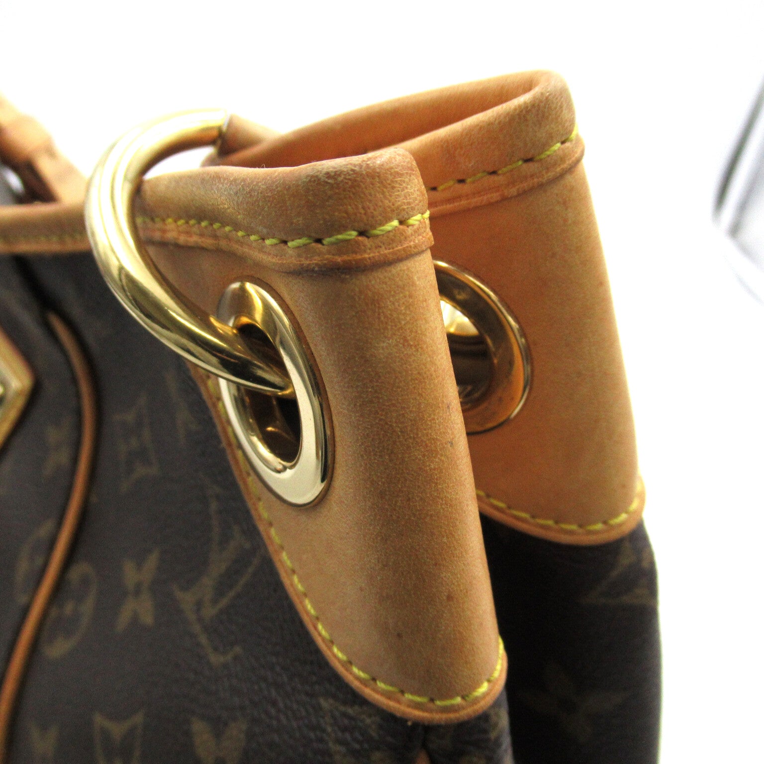 LOUIS VUITTON Monogram Galliera PM Shoulder Bag金扣肩背袋啡色