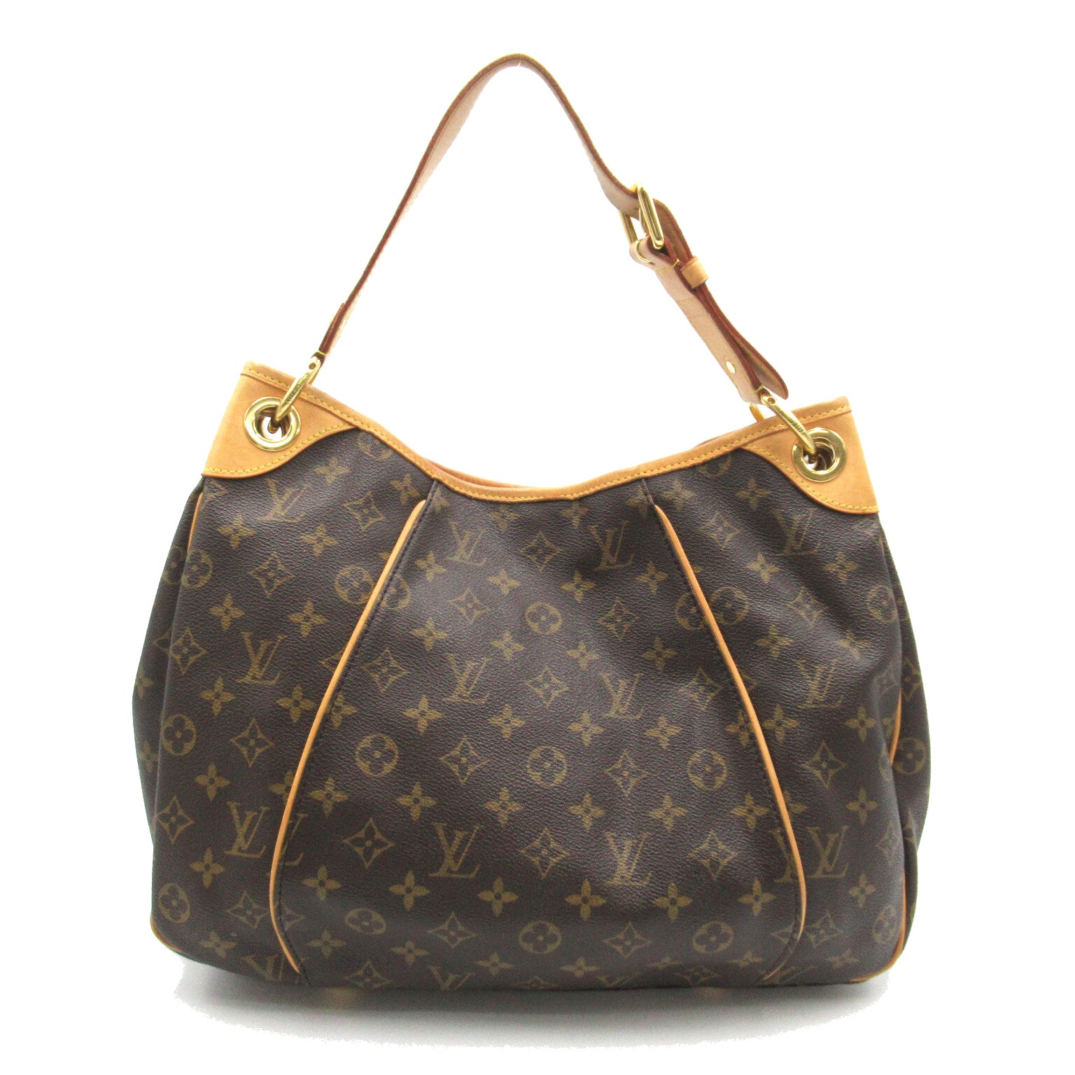 LOUIS VUITTON Monogram Galliera PM Shoulder Bag金扣肩背袋啡色