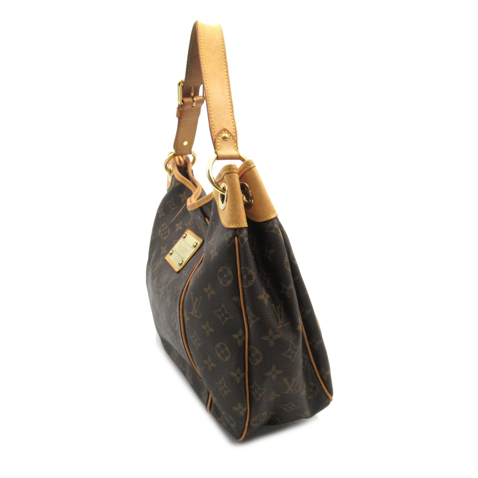 LOUIS VUITTON Monogram Galliera PM Shoulder Bag金扣肩背袋啡色