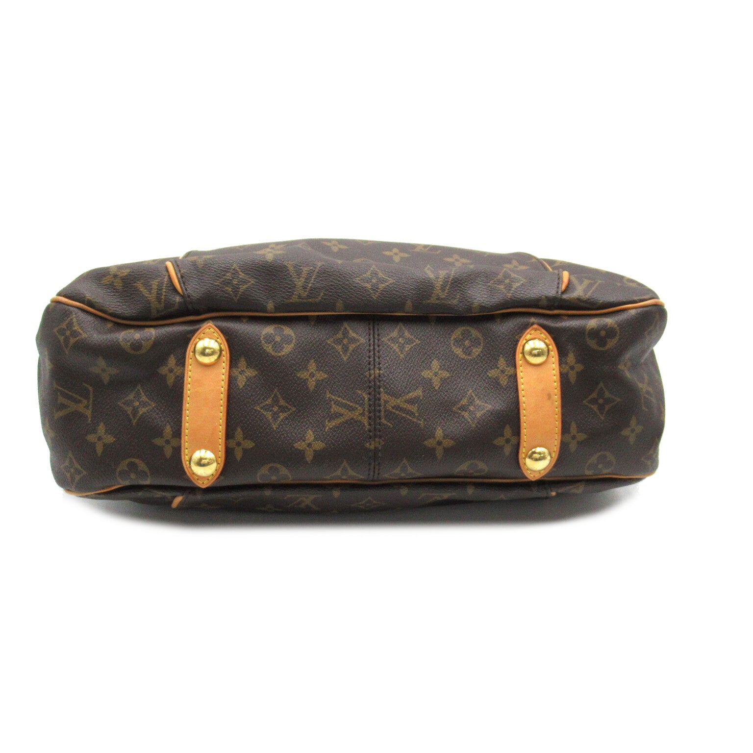 LOUIS VUITTON Monogram Galliera PM Shoulder Bag金扣肩背袋啡色
