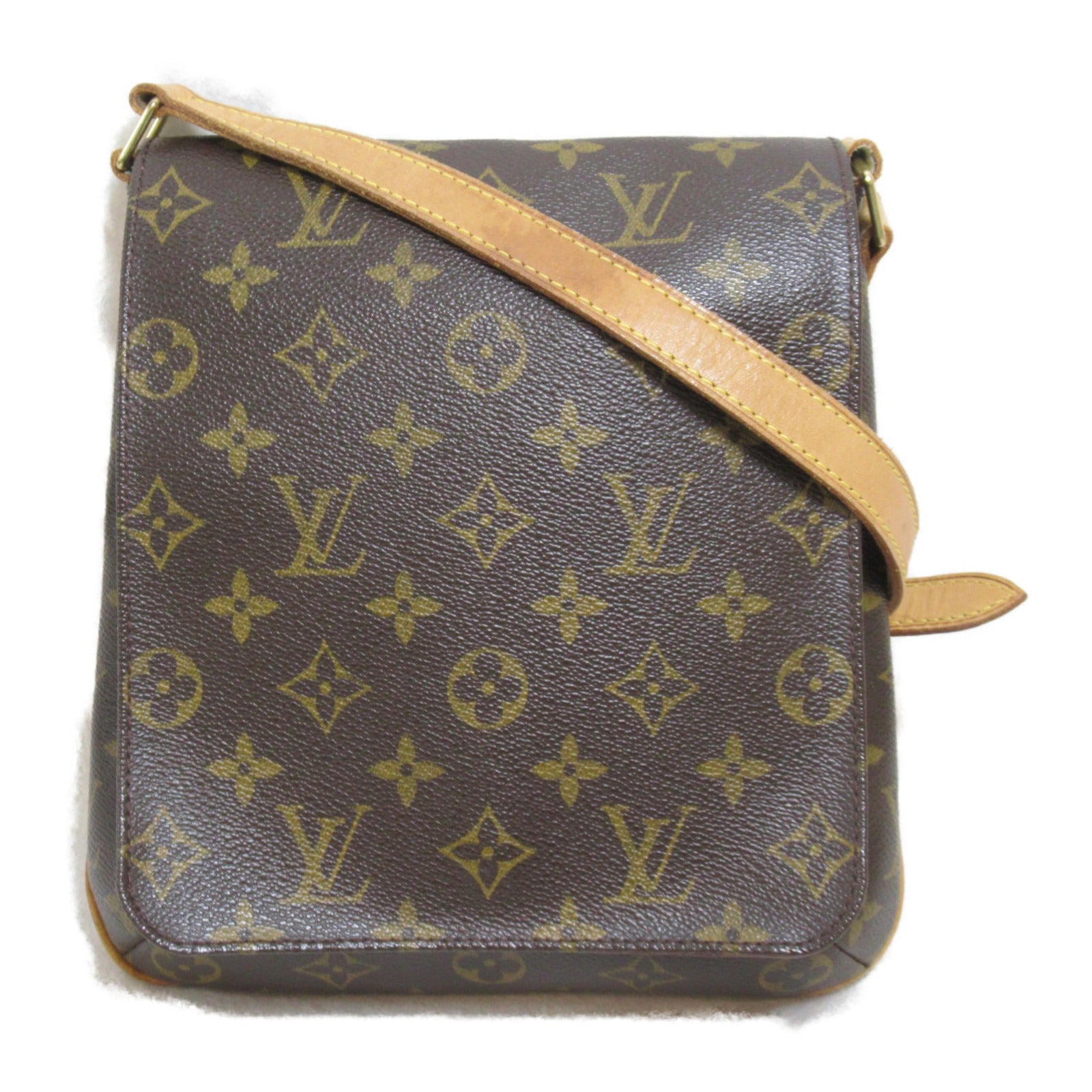 LOUIS VUITTON 【激減優惠】Monogram Musette Salsa Long金扣肩背袋啡色