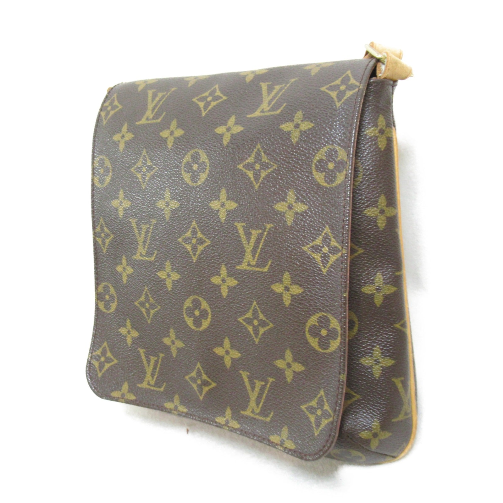 LOUIS VUITTON 【激減優惠】Monogram Musette Salsa Long金扣肩背袋啡色