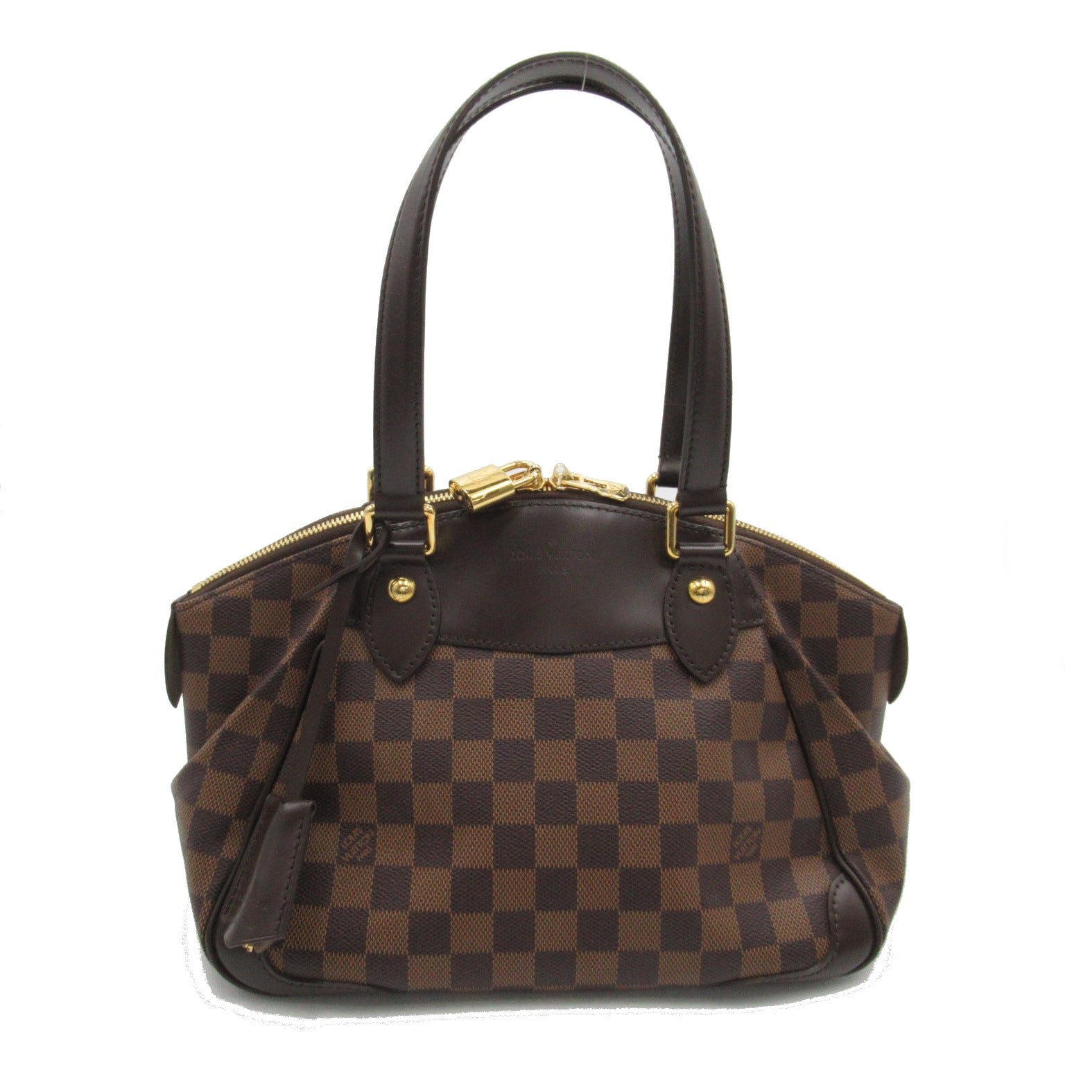LOUIS VUITTON 【激減優惠】Damier Verona PM金扣肩背袋啡色