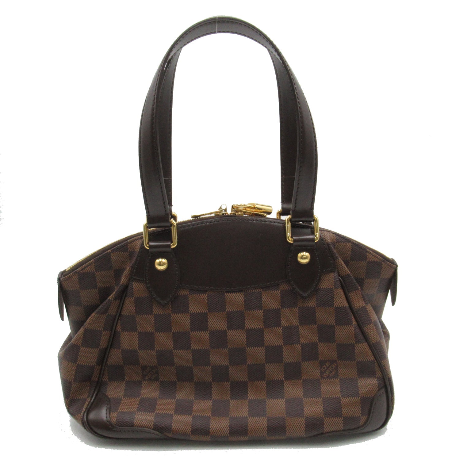 LOUIS VUITTON 【激減優惠】Damier Verona PM金扣肩背袋啡色