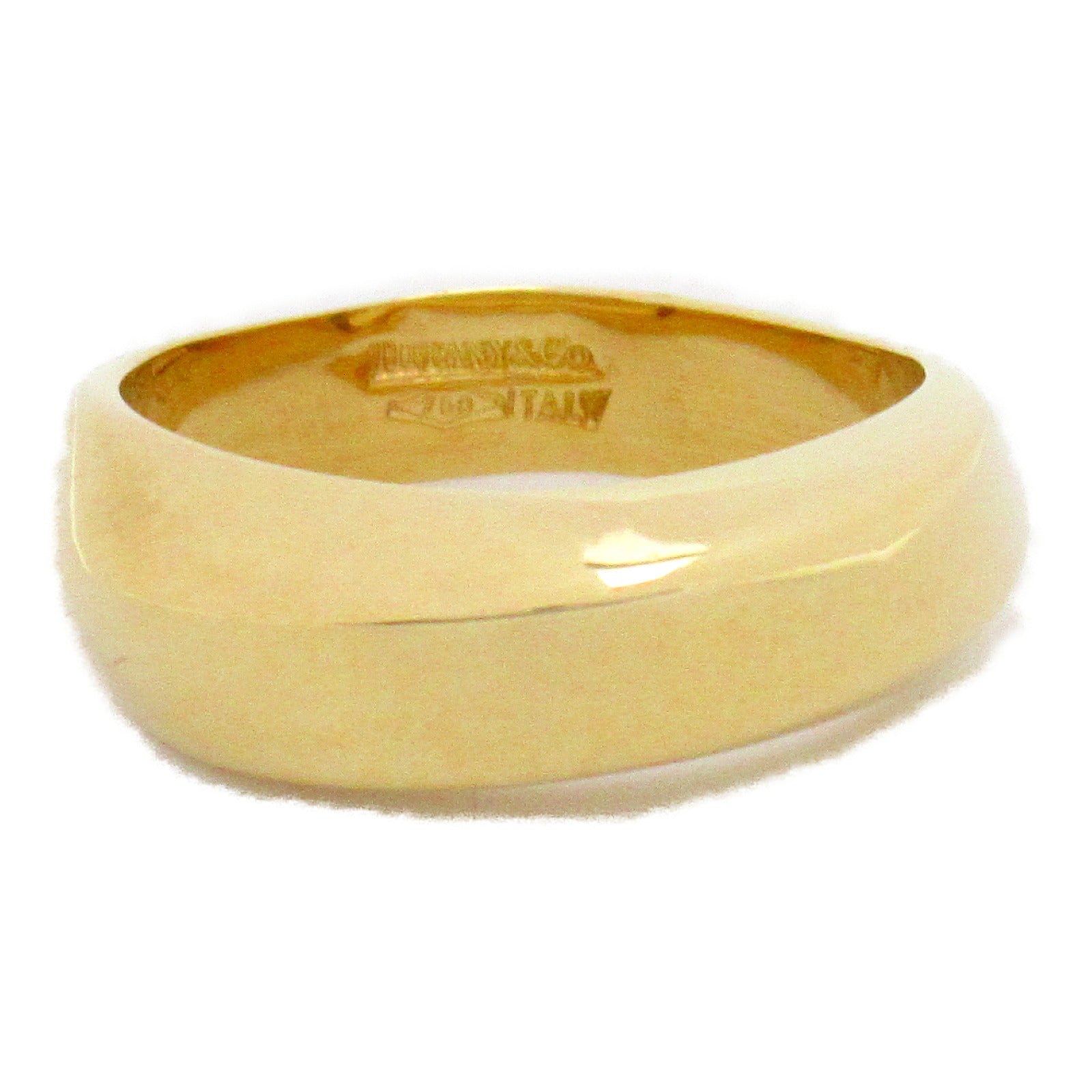 TIFFANY＆CO 18K黃金Twist Ring戒指US#5.25