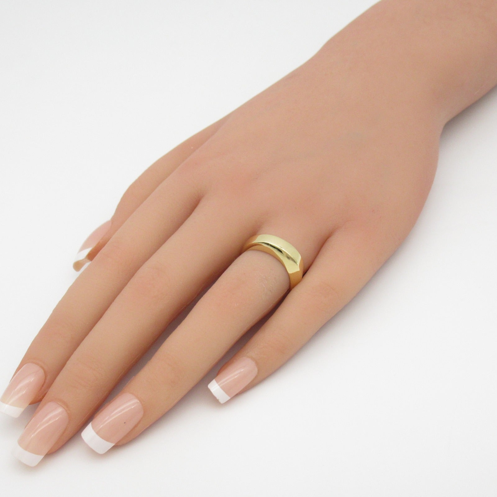 TIFFANY＆CO 18K黃金Twist Ring戒指US#5.25