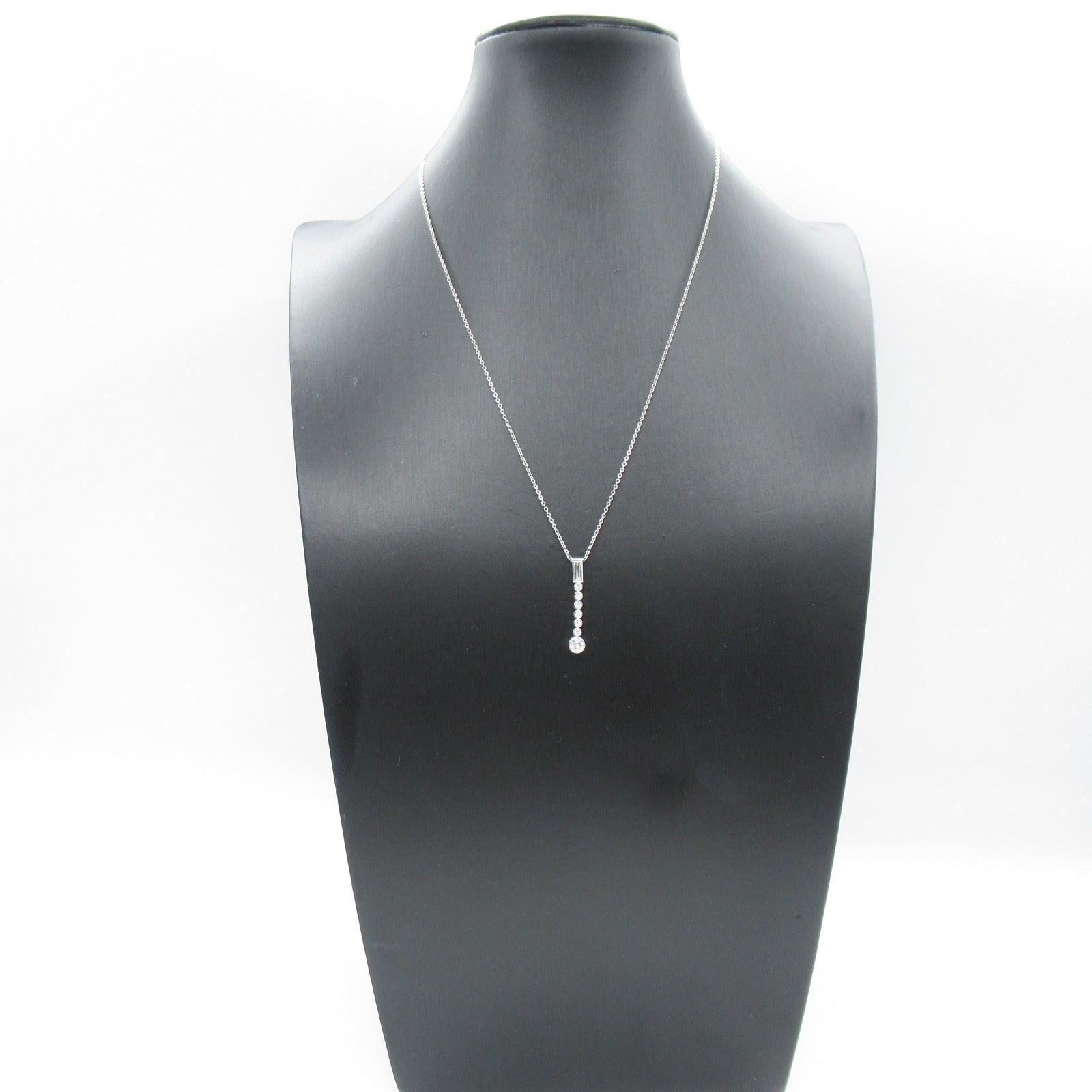 TIFFANY＆CO 【激減優惠】PT950鉑金Jazz Drop Necklace鑽石項鍊