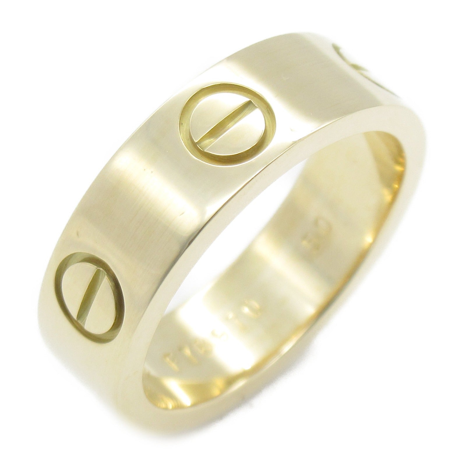 CARTIER 18K黃金Love Ring戒指Cartier#50/JP#9.5/US#5.25