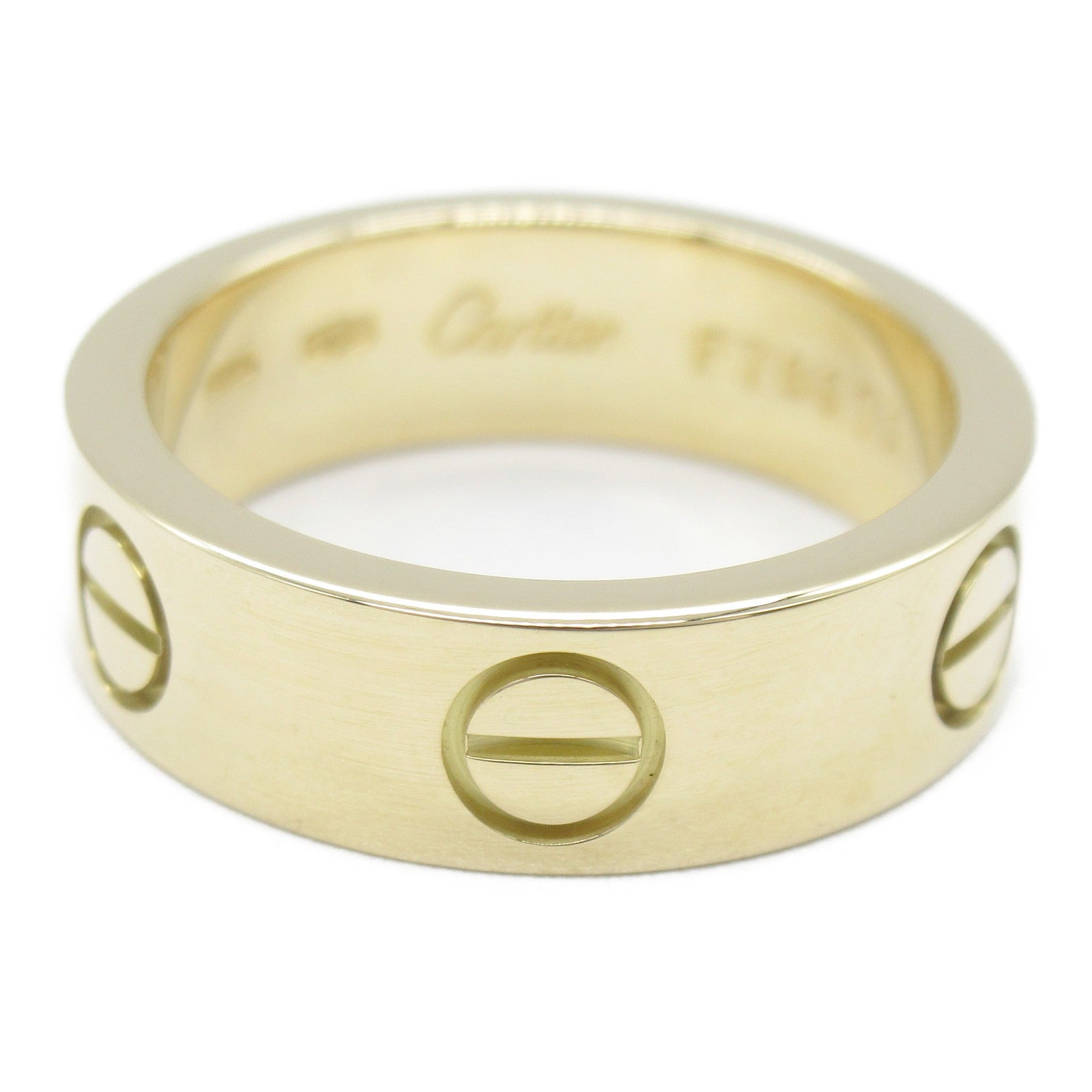 CARTIER 18K黃金Love Ring戒指Cartier#50/JP#9.5/US#5.25