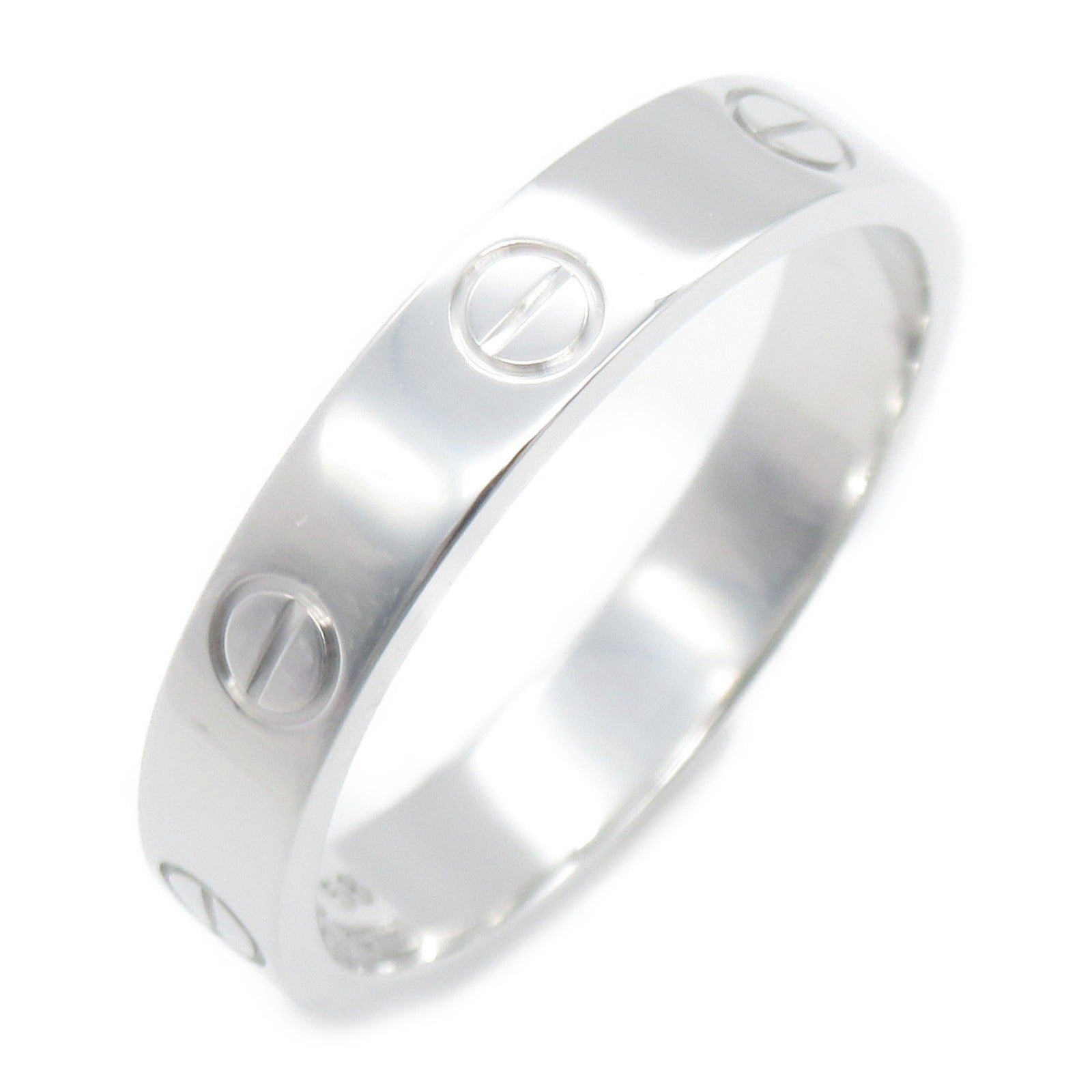 CARTIER 18K白金Love Wedding Ring戒指Cartier#58/JP#17.5/US#8.25