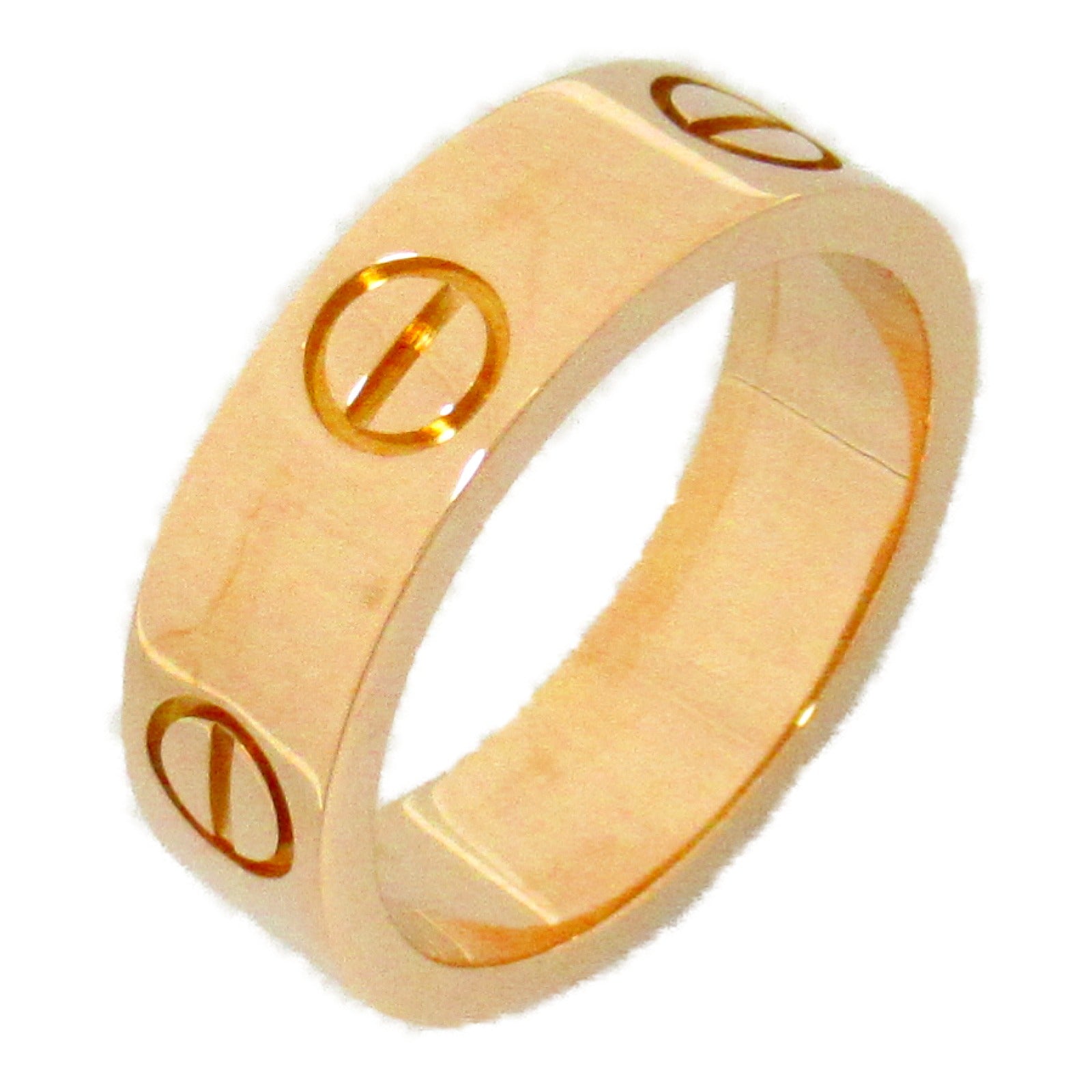 CARTIER 18K玫瑰金Love Ring戒指Cartier#50/US#5.25