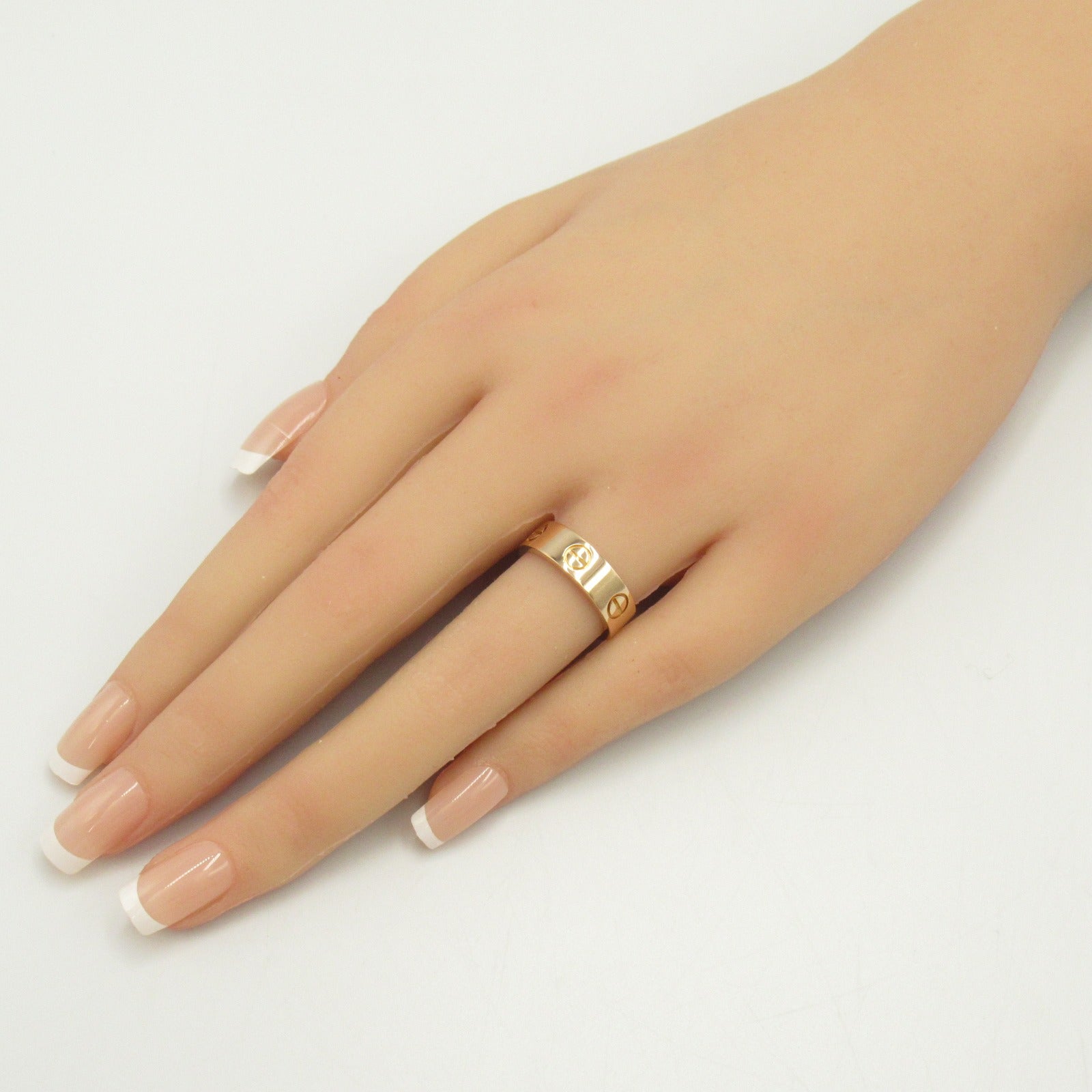 CARTIER 18K玫瑰金Love Ring戒指Cartier#50/US#5.25
