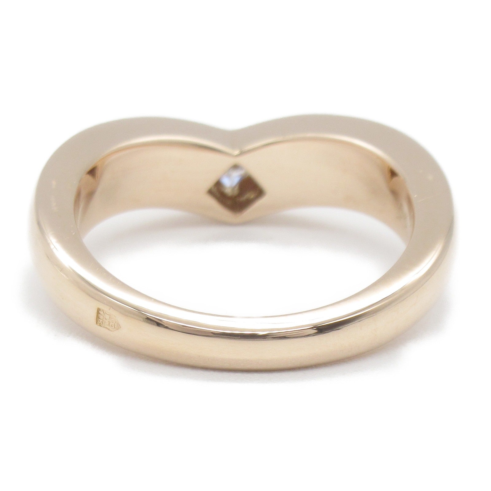 CARTIER 18K玫瑰金Triandre Diamond Ring鑽石戒指US#7.5/Cartier#55